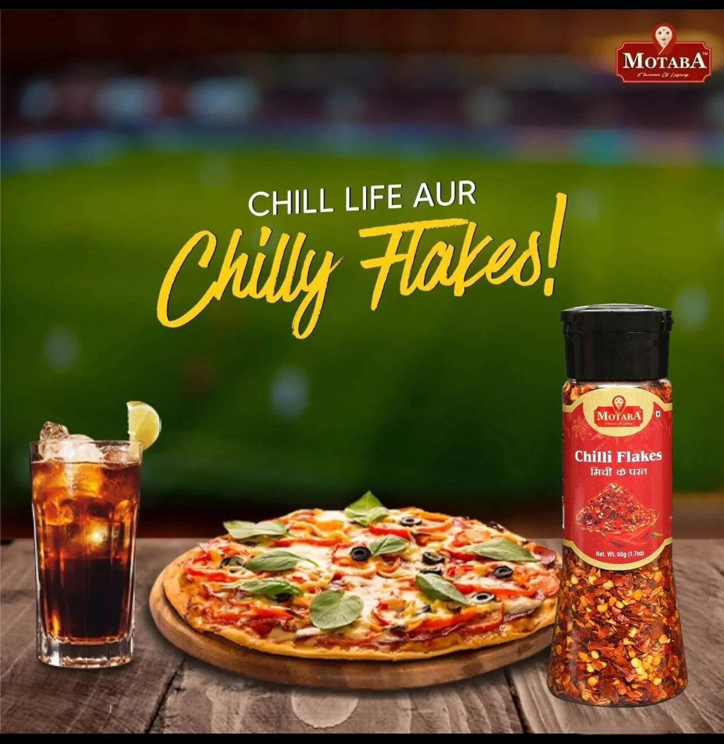 Image of motaba masala Chilli Flakes, Dry Oregano, Pizza-Pasta Seasoning, Piri Piri & Franky Spice -