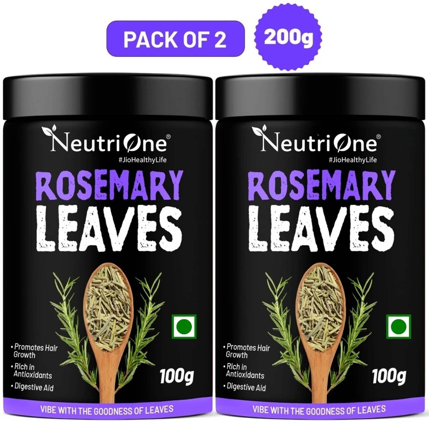 NeutriOne Rosemary Leaves Dried for Hair Growth Skin Glow Arom