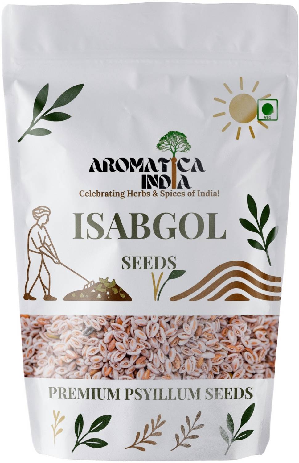 Aromatica India Isabgol Psyllium Seeds Rich in fibre edible Assorted Seeds & Nuts