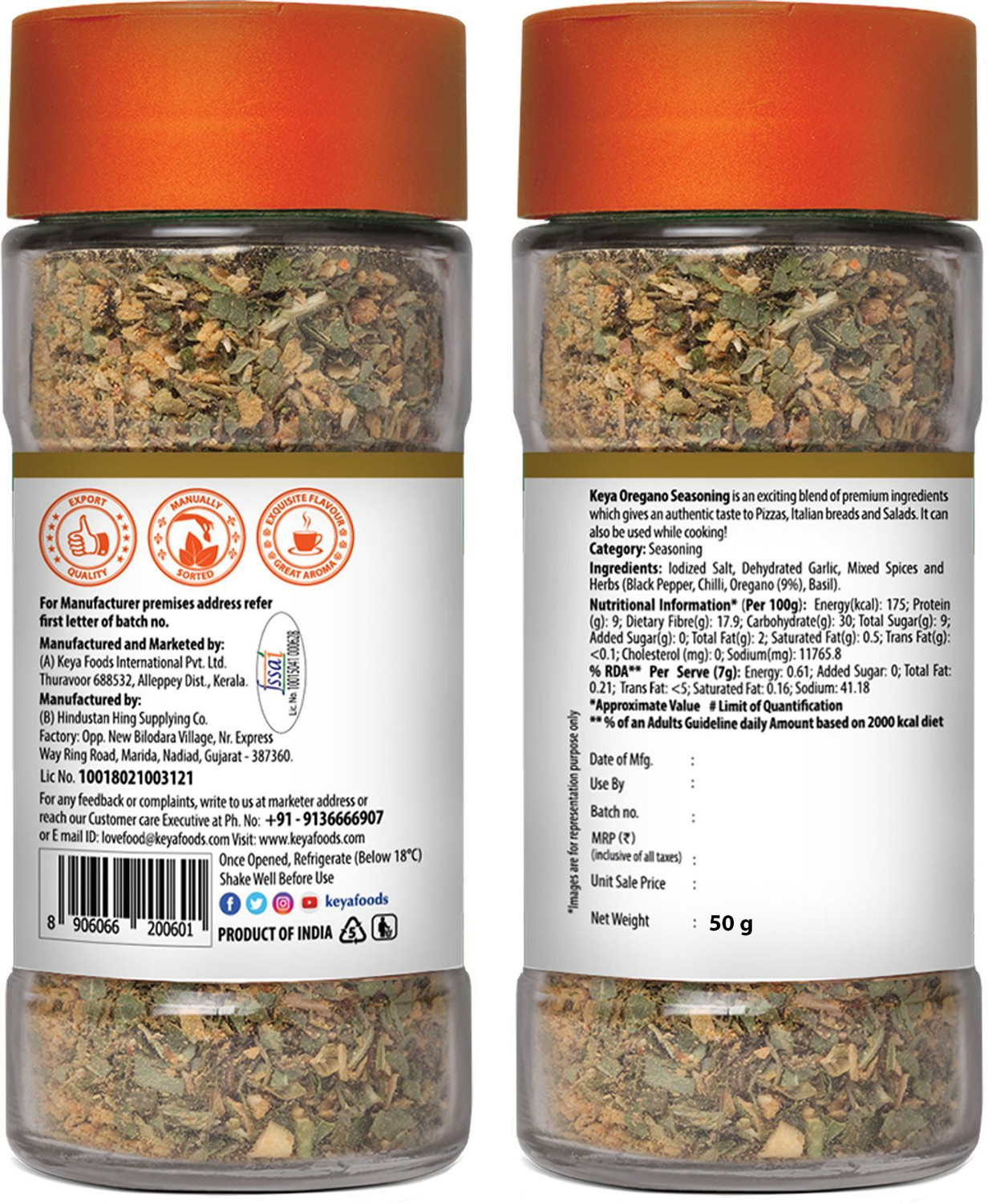 Image of keya Oregano Seasoning