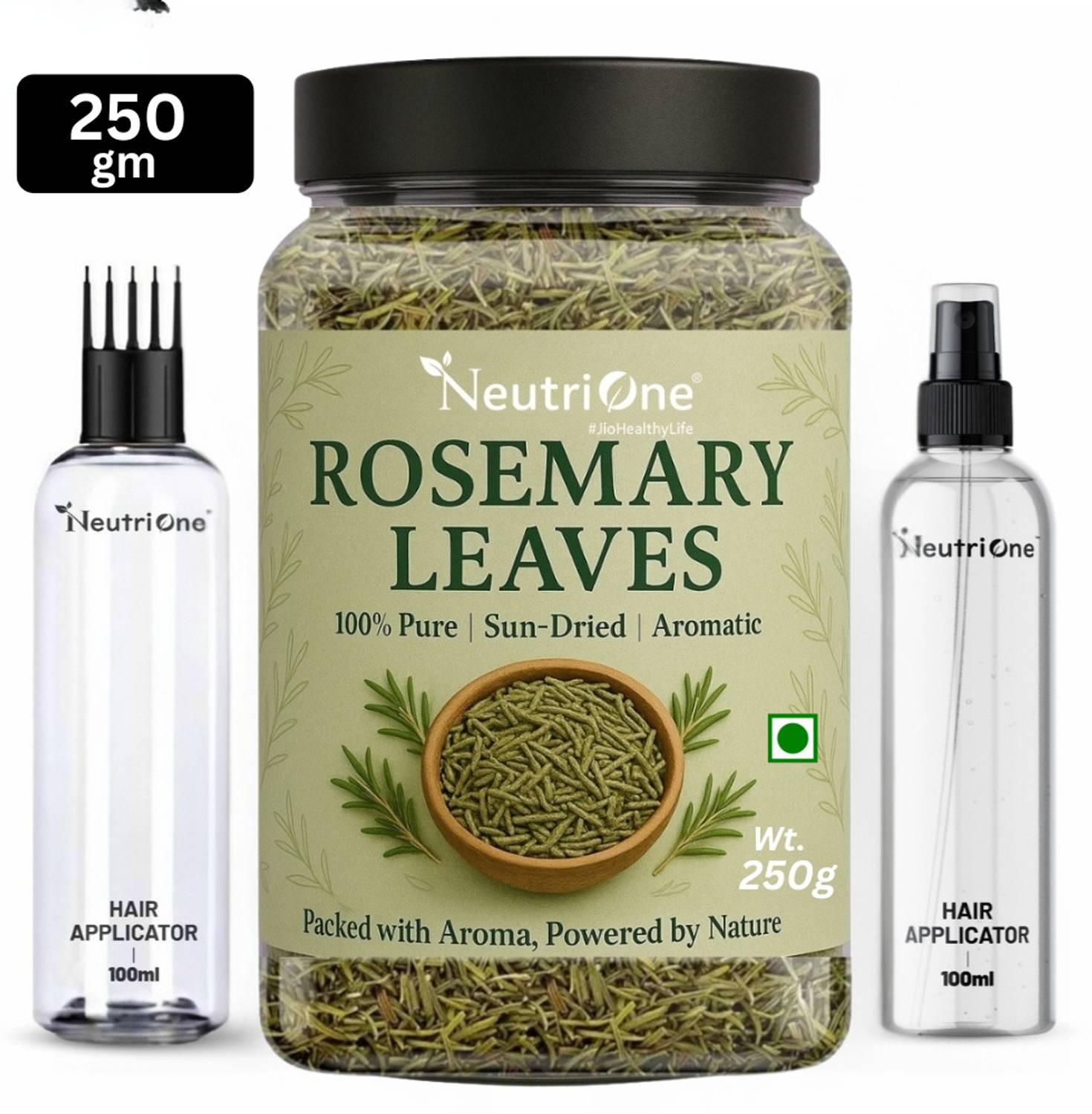 NeutriOne Rosemary Leaves Dried 250g,for Hair Growth + Hair Mist