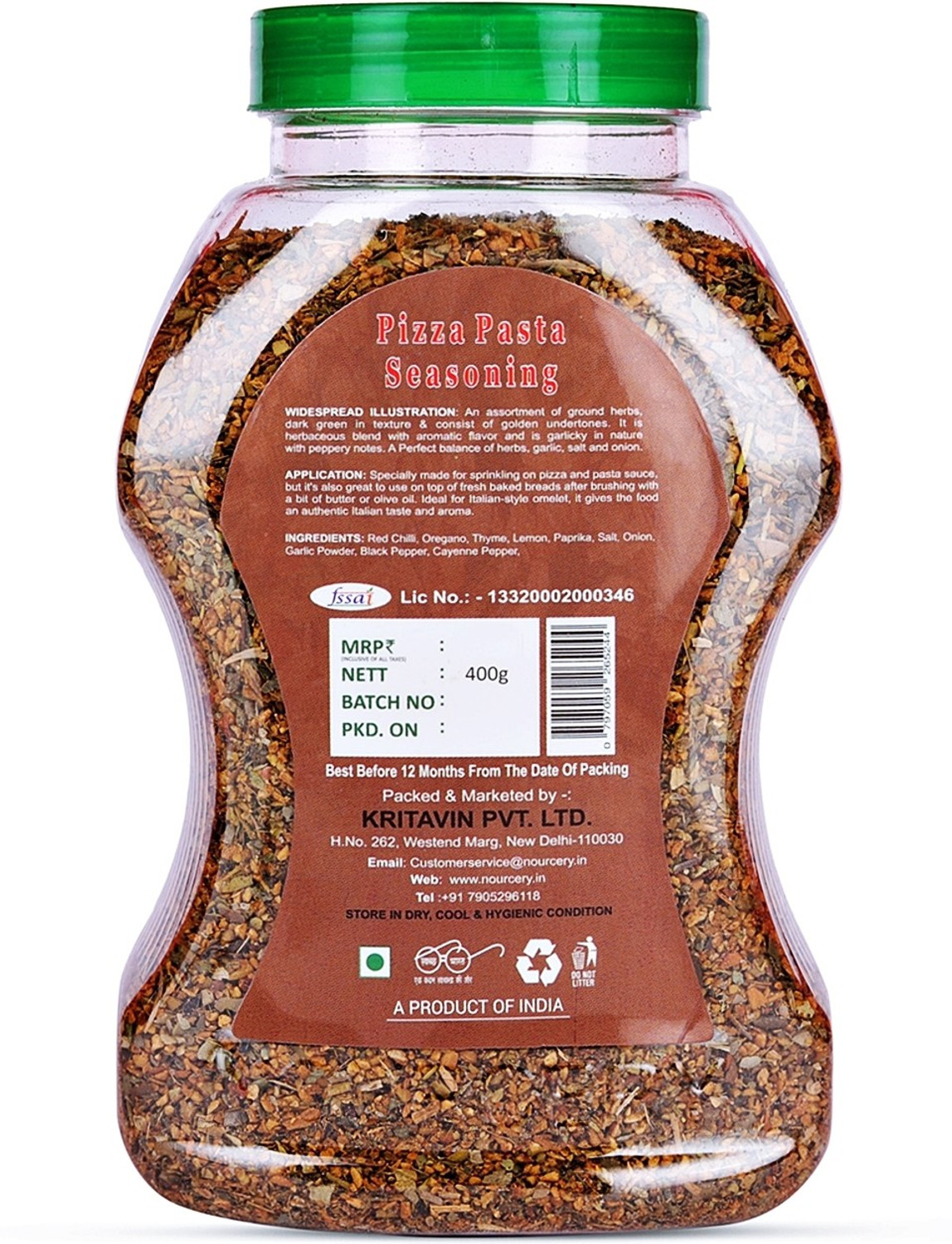 Image of Nourcery Pizza Pasta Seasoning (400 g)