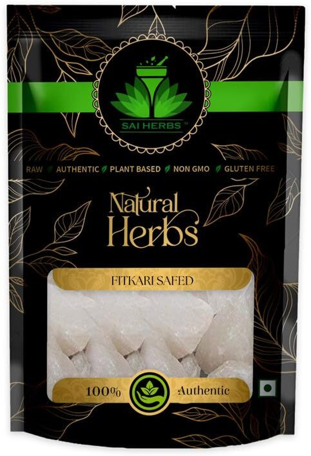 Image of SAI HERBS Fitkari Safed | Phitkari Safed | Potassium Alum | Alum White