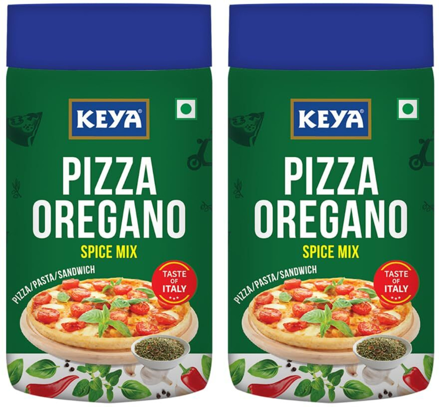 Image of keya Italian Pizza Oregano,Spice Mix(75g X2)