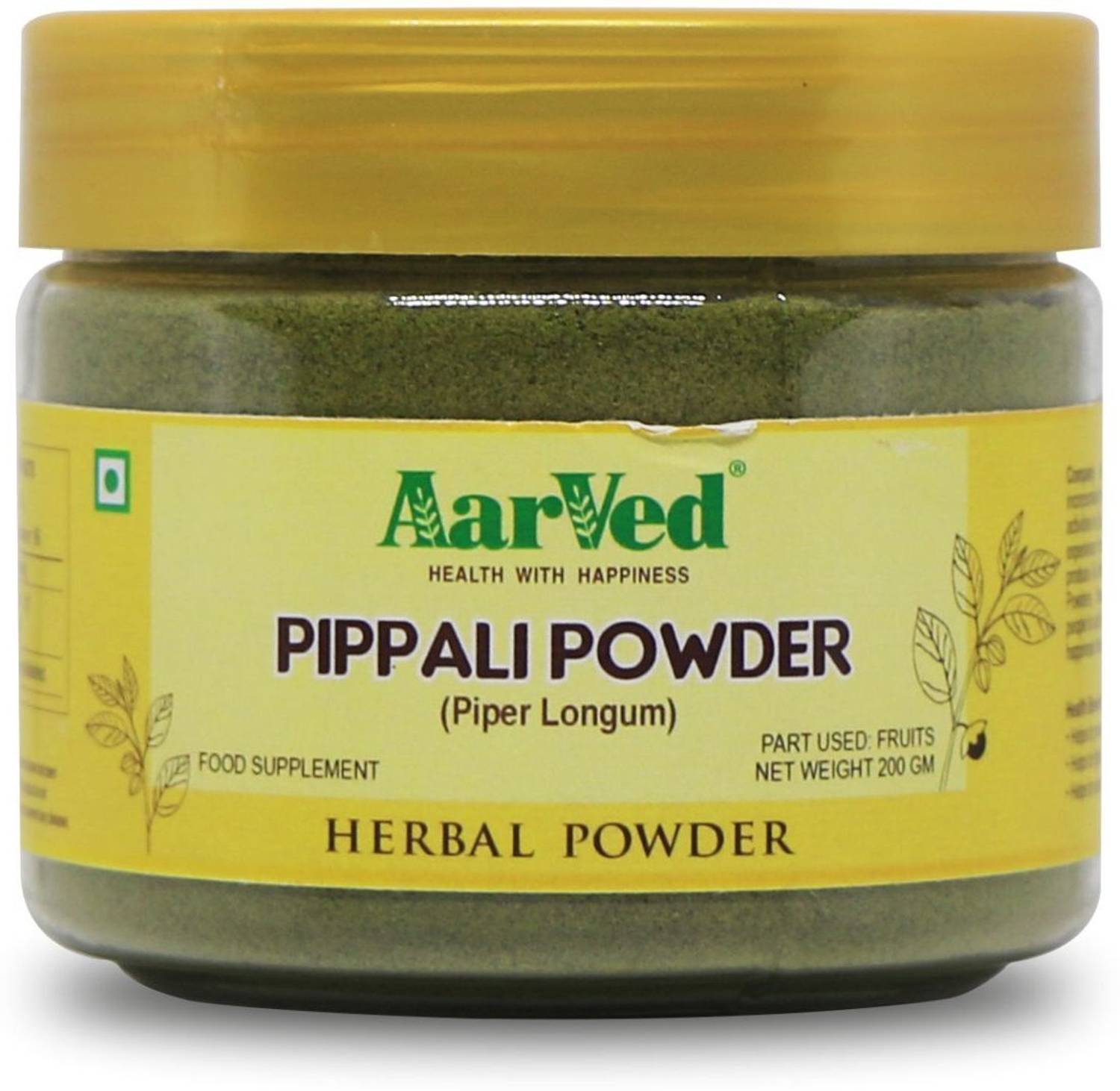 AarVed Pippali Powder (Long Pepper/Piper Longum) Organic