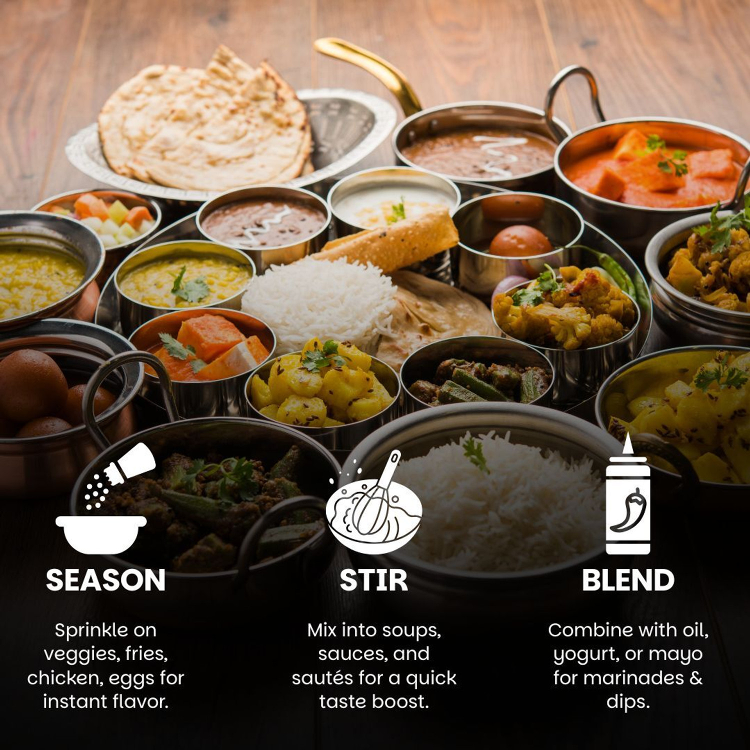 Image of Brew Lab NO Onion No Garlic Aromat Seasoning | Ideal For Jain Food | Flavor Enhancer |