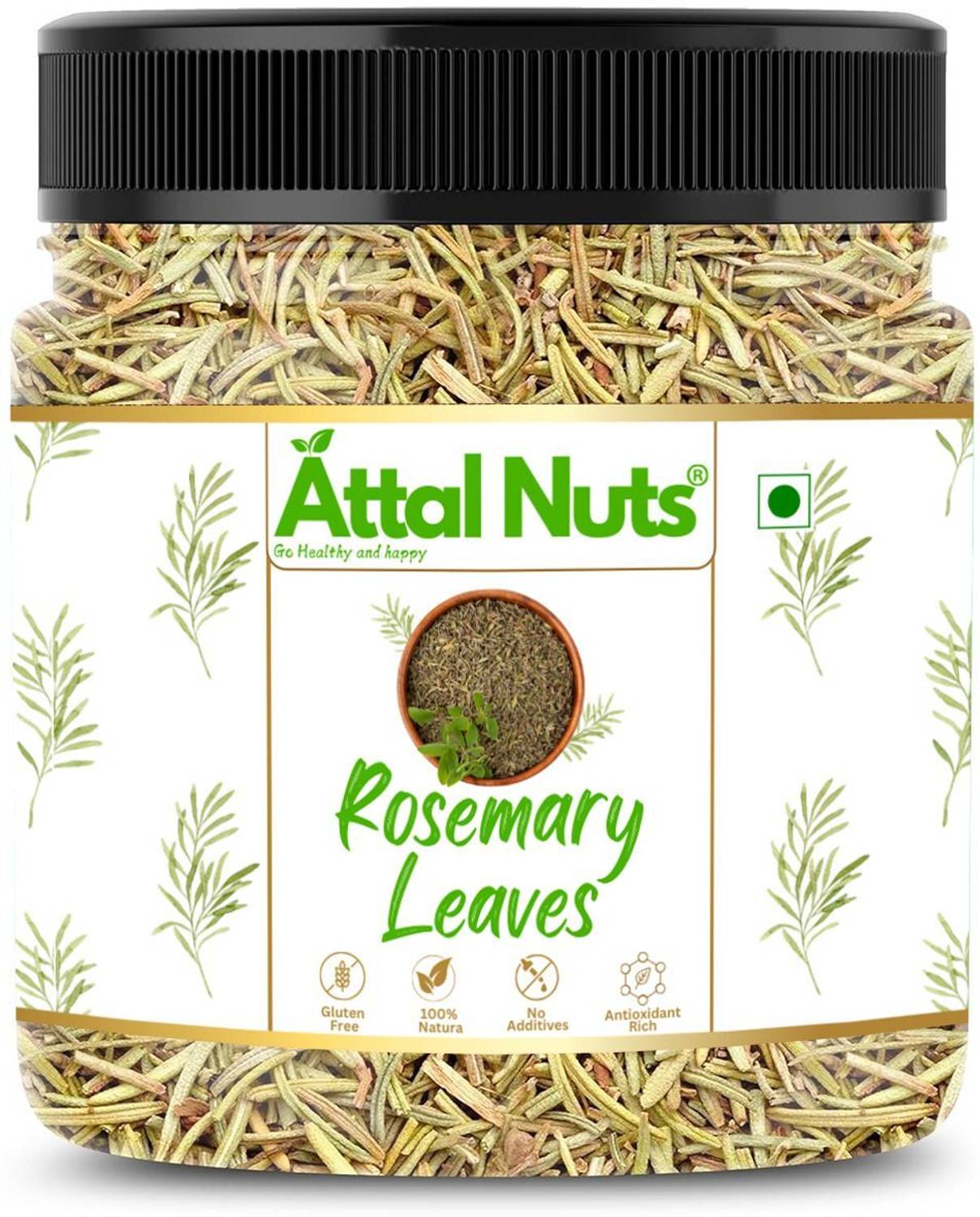 Attal Nuts Rosemary Dried Leaves | Ideal for Hair Growth, Seasoning Food, Herbal Tea