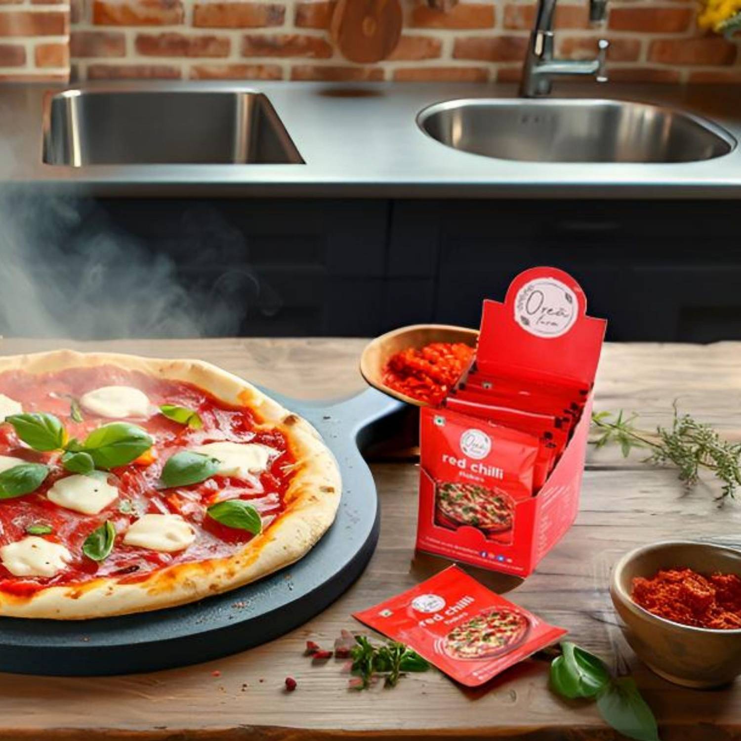 OREA farm Pizza Seasoning Combo Sachets | Oregano 10g X 15