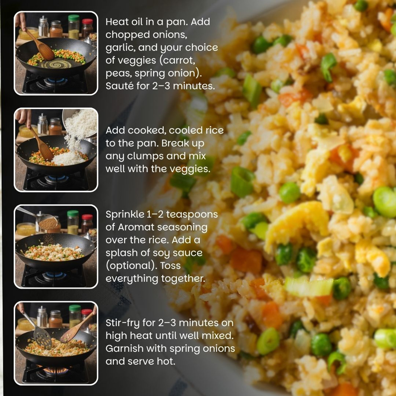 Image of Brew Lab NO Onion No Garlic Aromat Seasoning | Ideal For Jain Food | Flavor Enhancer |