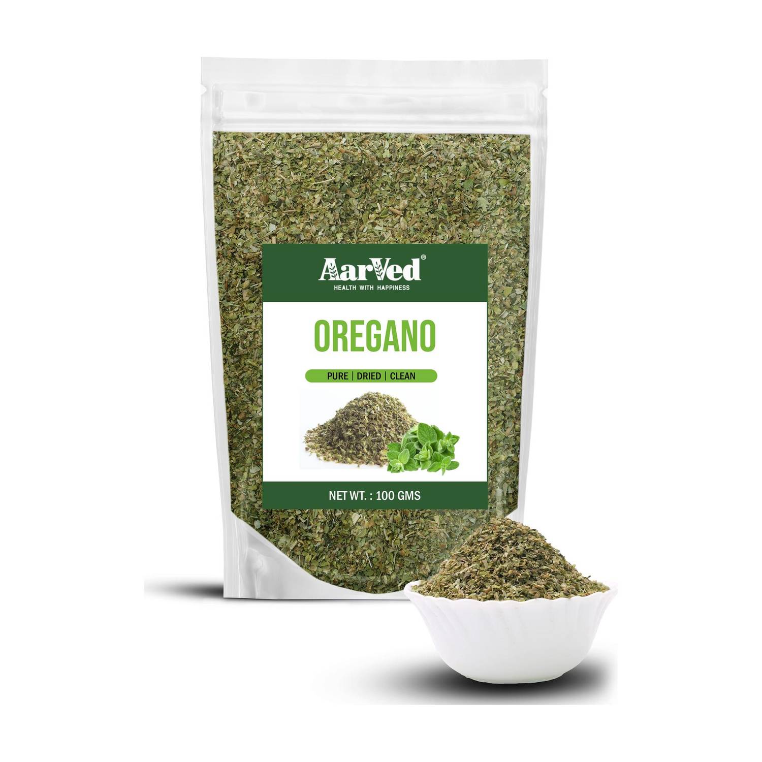 AarVed Aromatic Oregano Herb for Pizza, Pasta | Healthy Spice Ready to Use Sprinkler