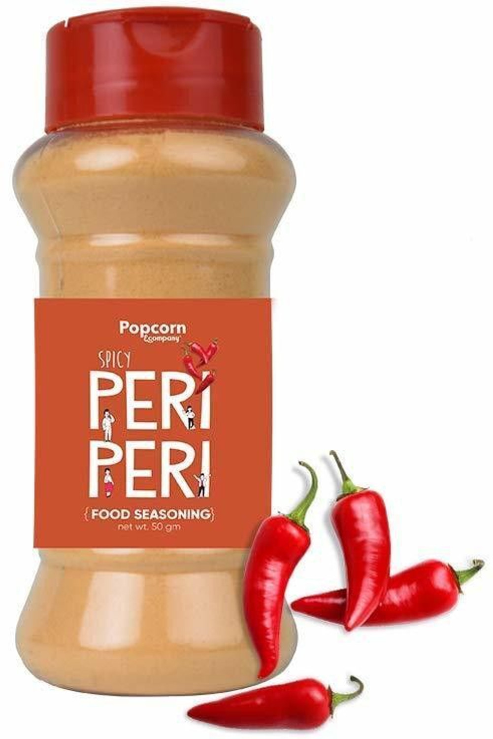 Image of POPCORN&COMPANY Popcorn Seasoning Trio Cheddar BBQ Peri Peri Spice Set