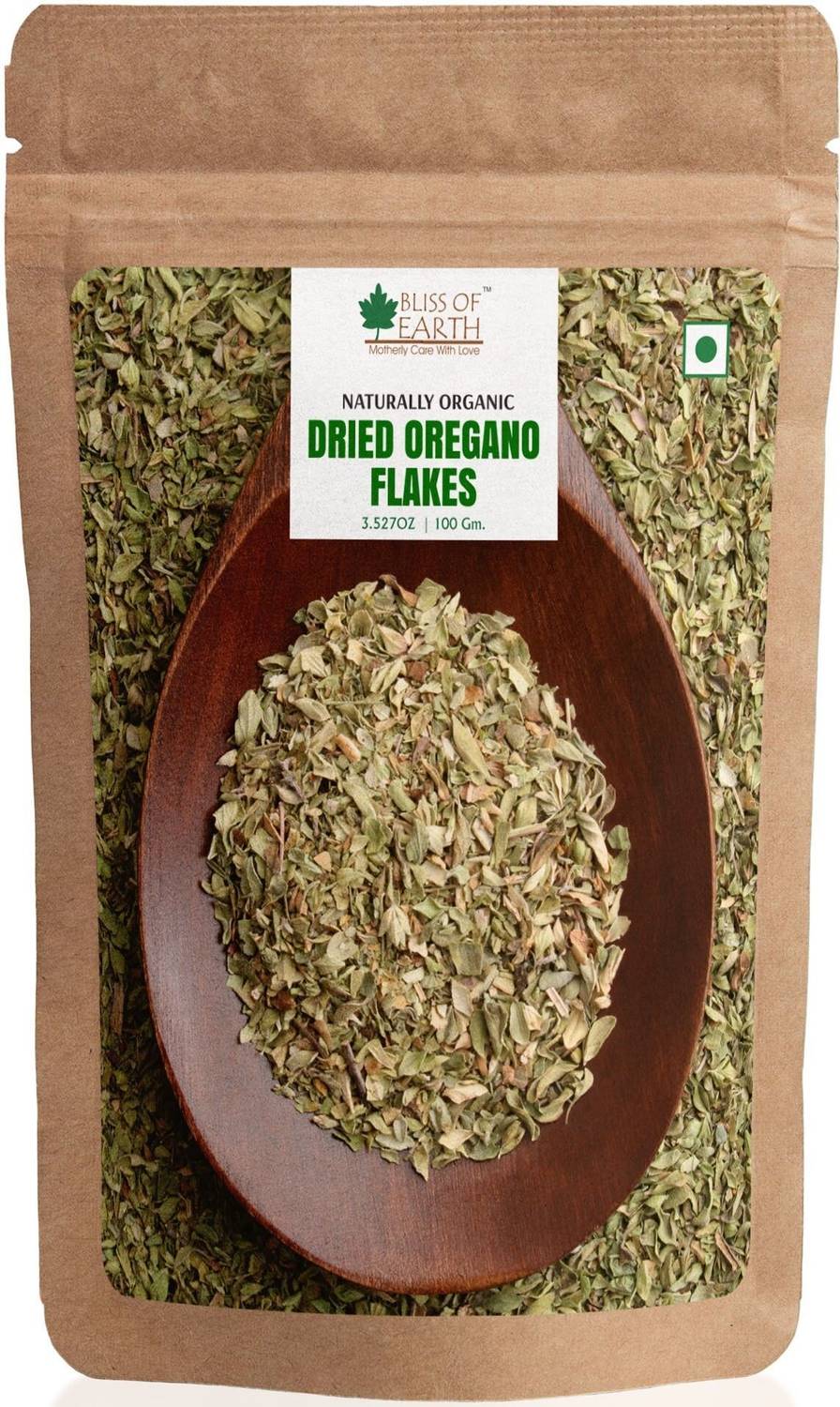 Bliss of Earth 100Gm Naturally Organic Dried Oregano Flakes For Seasoning On Pizza & Pasta