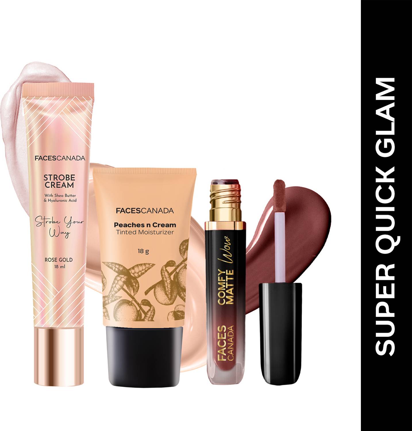 FACES CANADA Strobe Cream + Tinted Moisturizer + Comfy Wow Liquid