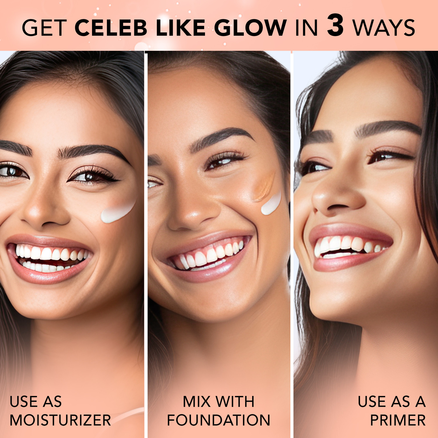 Image of FACES CANADA Soft Glam Essentials: Foundation 18ml+Comfy Wow Lipstick 3.8ml+Strobe Cream 18ml Highlighter