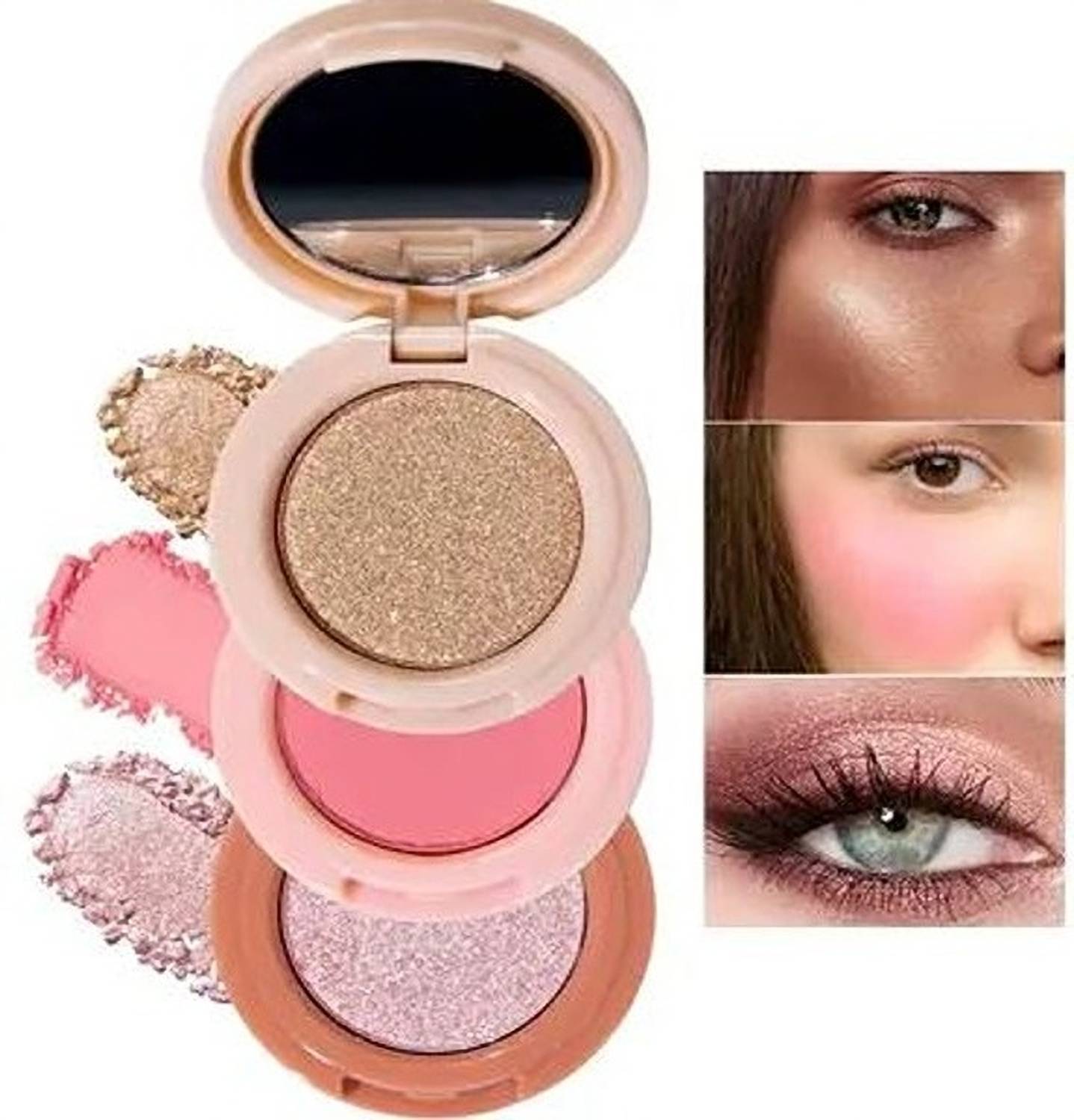 BEAUTYATH Multi Use Eyes, Cheeks, Lips Tint With Enriched Vitamin C Give Soft Natural Glow