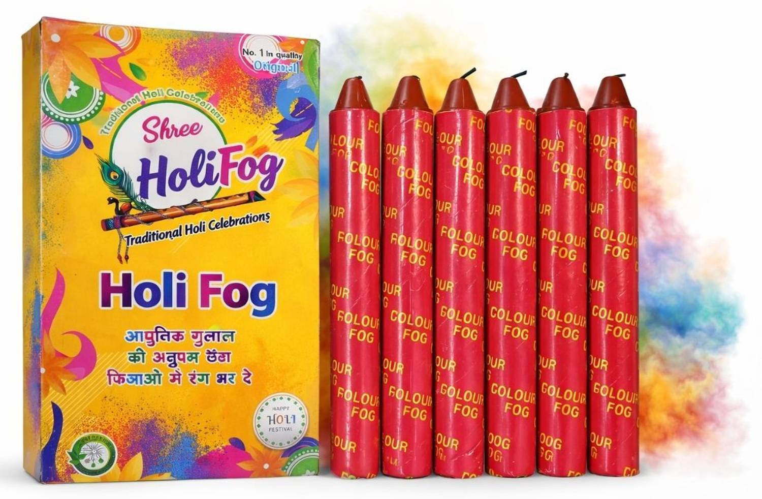 Astorez Holi Celebration – Pack of 5 Colour Fog Holi Color Powder Pack of 5