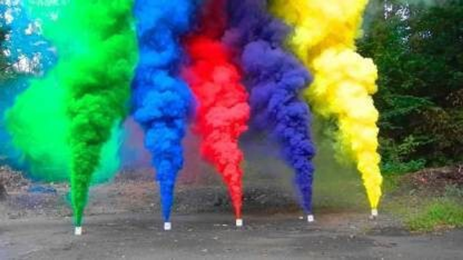 Image of eGharonda Small 5 MULTI COLOR SMOKE FOG Holi Color Holi Color Powder Pack of 1