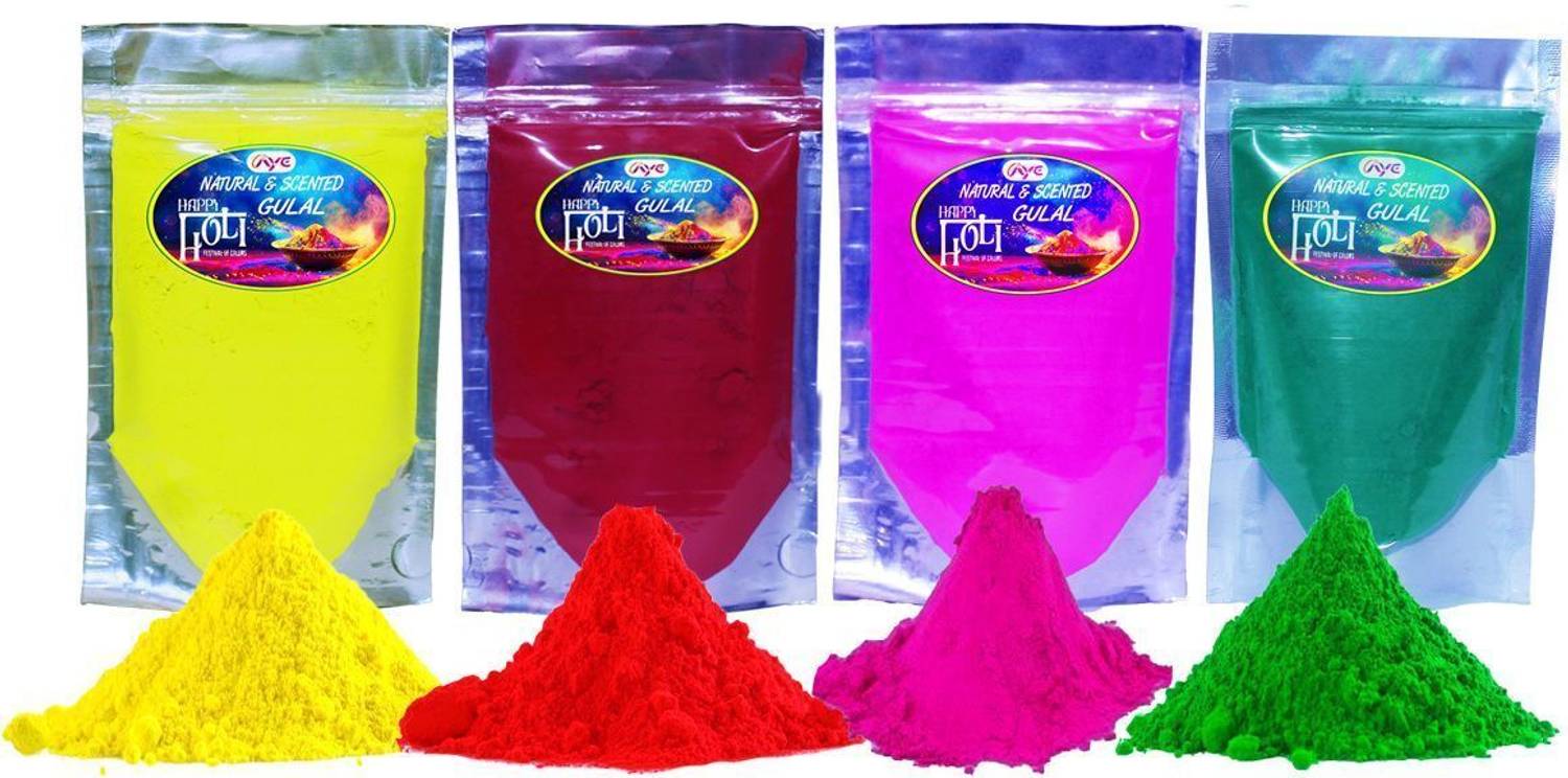 AYE SILVBG SILK100X4 Holi Color Powder Pack of 1