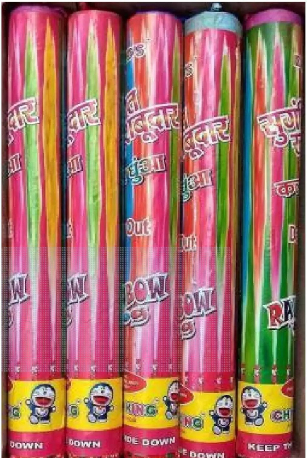 Image of QinPin Gulal Colors of Love Holi Rainbow Bomb Colour Fog Rang Eco Friendly Holi Color Powder Pack of 1