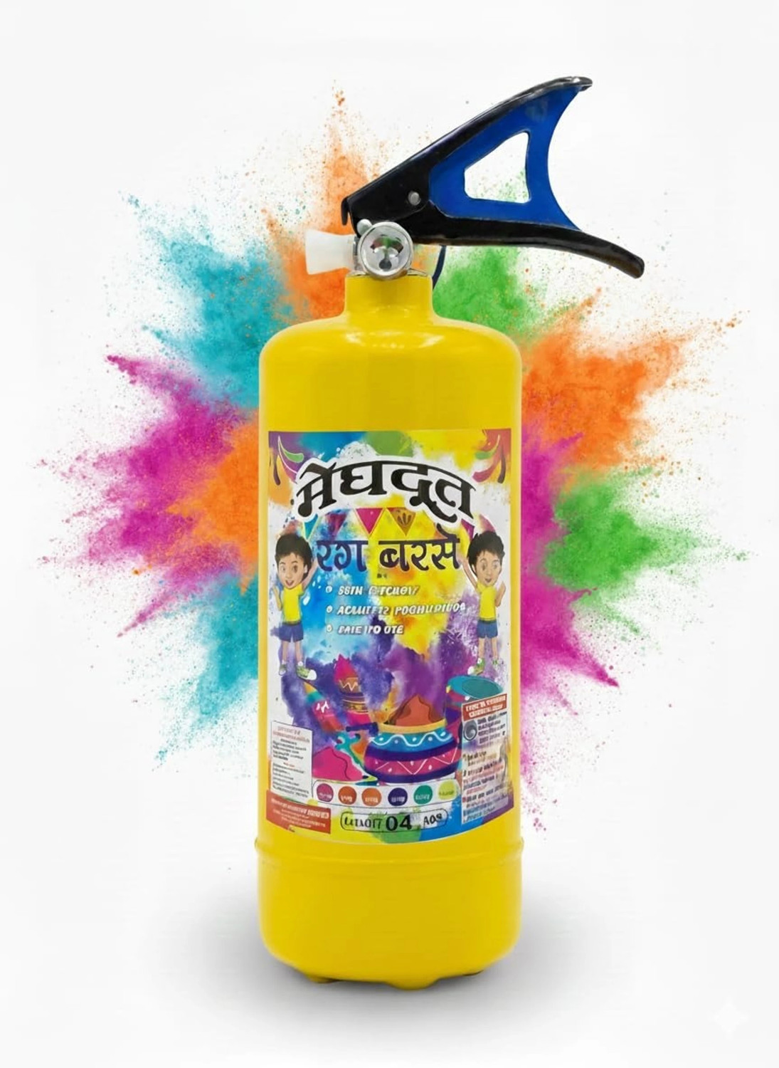 Image of Aavkar creation 2 Kg Color Cylinder Powerful For Holi Celebrations (Random Color Will be Given) Holi Color Powder Pack of 1