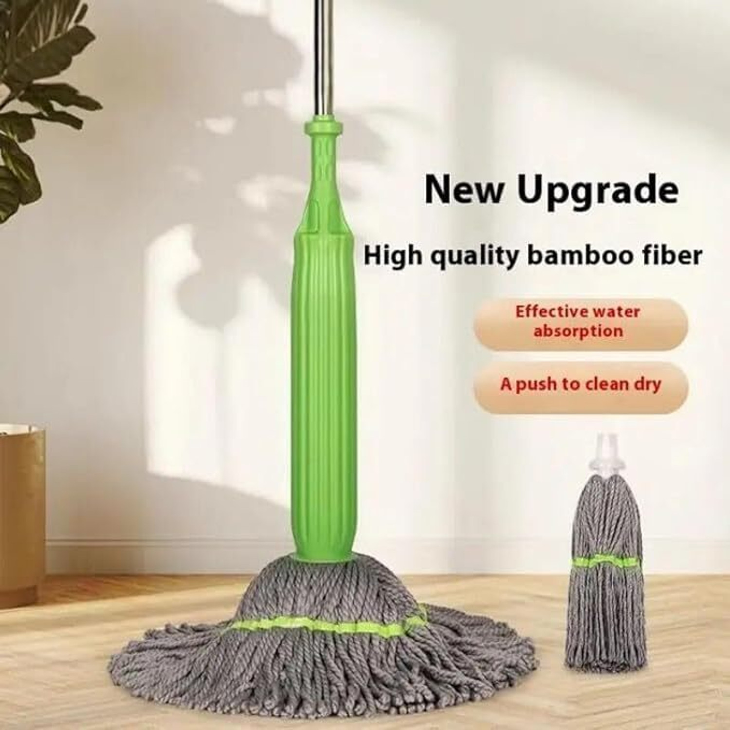 Image of PEXCOO Premium Microfiber Wet & Dry Floor Mop Wet & Dry Mop