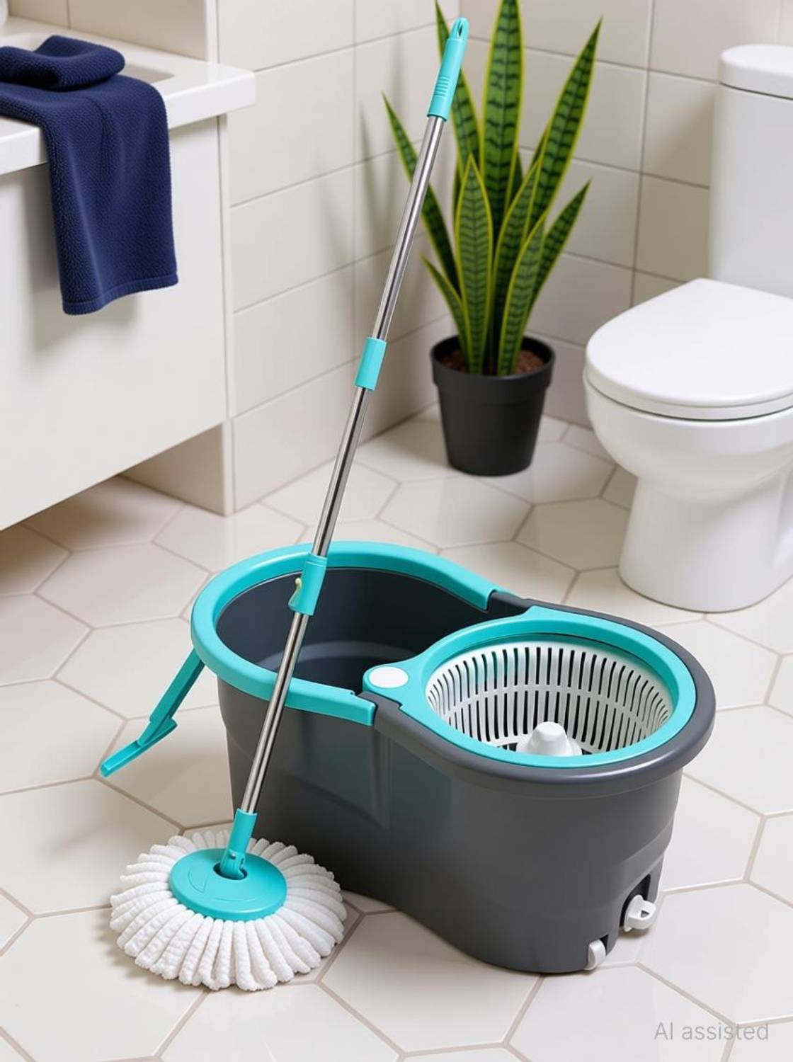 PALAK Gamma 360 Spinner Mop Set - Image 2