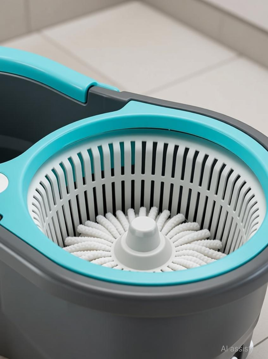 Image of PALAK Gamma with 360? Spinner 2 Microfiber heads & Twin Bucket Mop Set