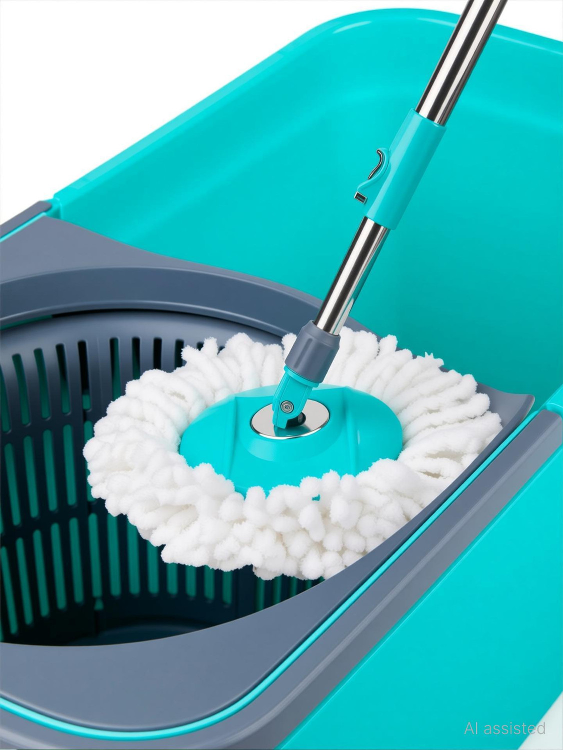 Image of Flipkart SmartBuy HOME CLEANING MOP SET 360 CLEANING MOP SET COMES WITH 2 MICROFIBER REFILL Bucket, Mop, Mop Set