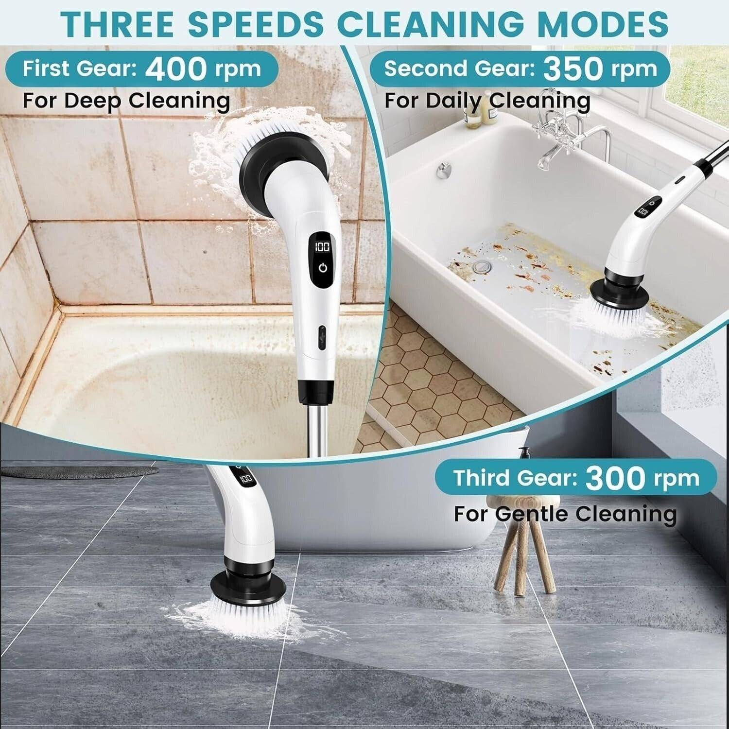 NUVIO 9 in 1 Electric Spin Scrubber Cordless Cleaning Brush with Handle  Cleaning Brush Price in India - Buy NUVIO 9 in 1 Electric Spin Scrubber  Cordless Cleaning Brush with Handle Cleaning