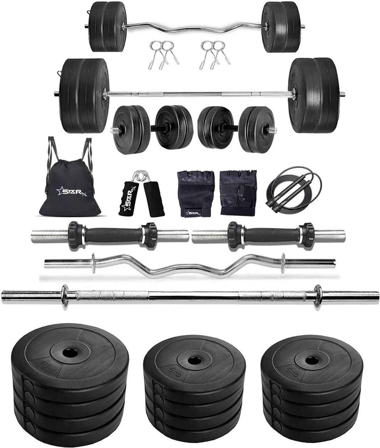 STARX 80 kg Home Gym Combo