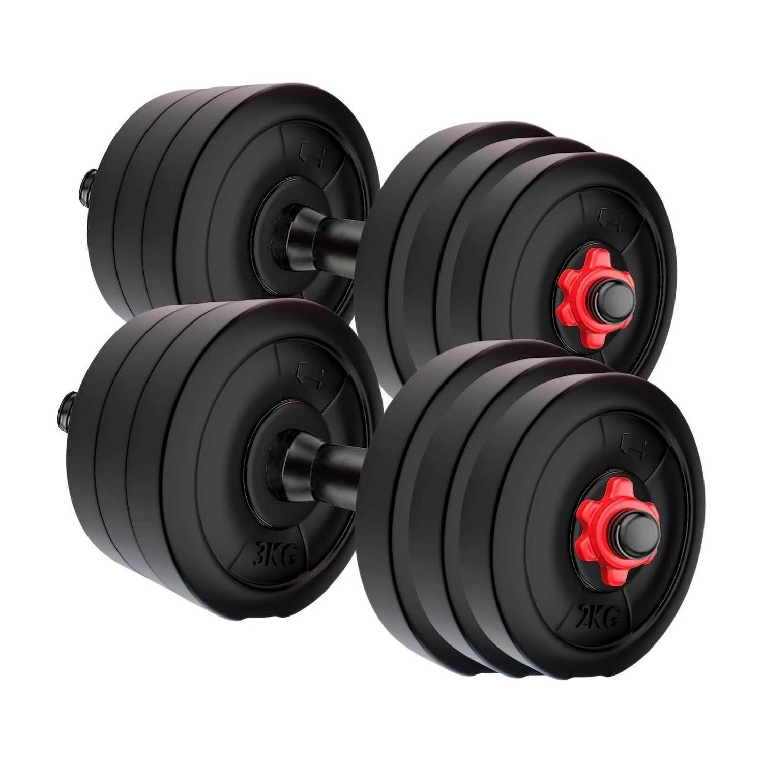 Shri 10 KG PVC Home Gym Dumbbell Set - Image 1