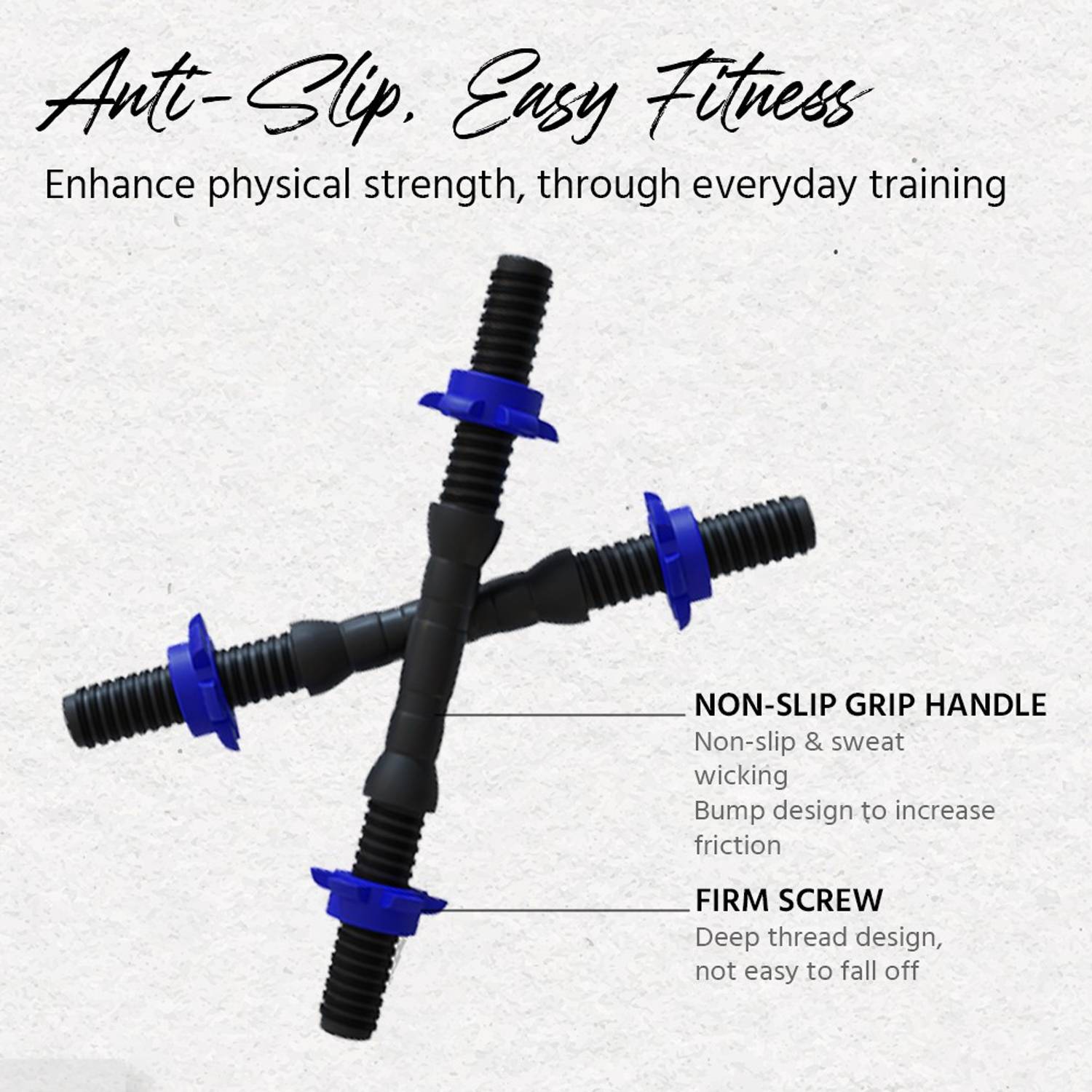 Lifelong Chaze Rubber Home Gym Set 15kg Plate with Curl Rod and dumbbells rods