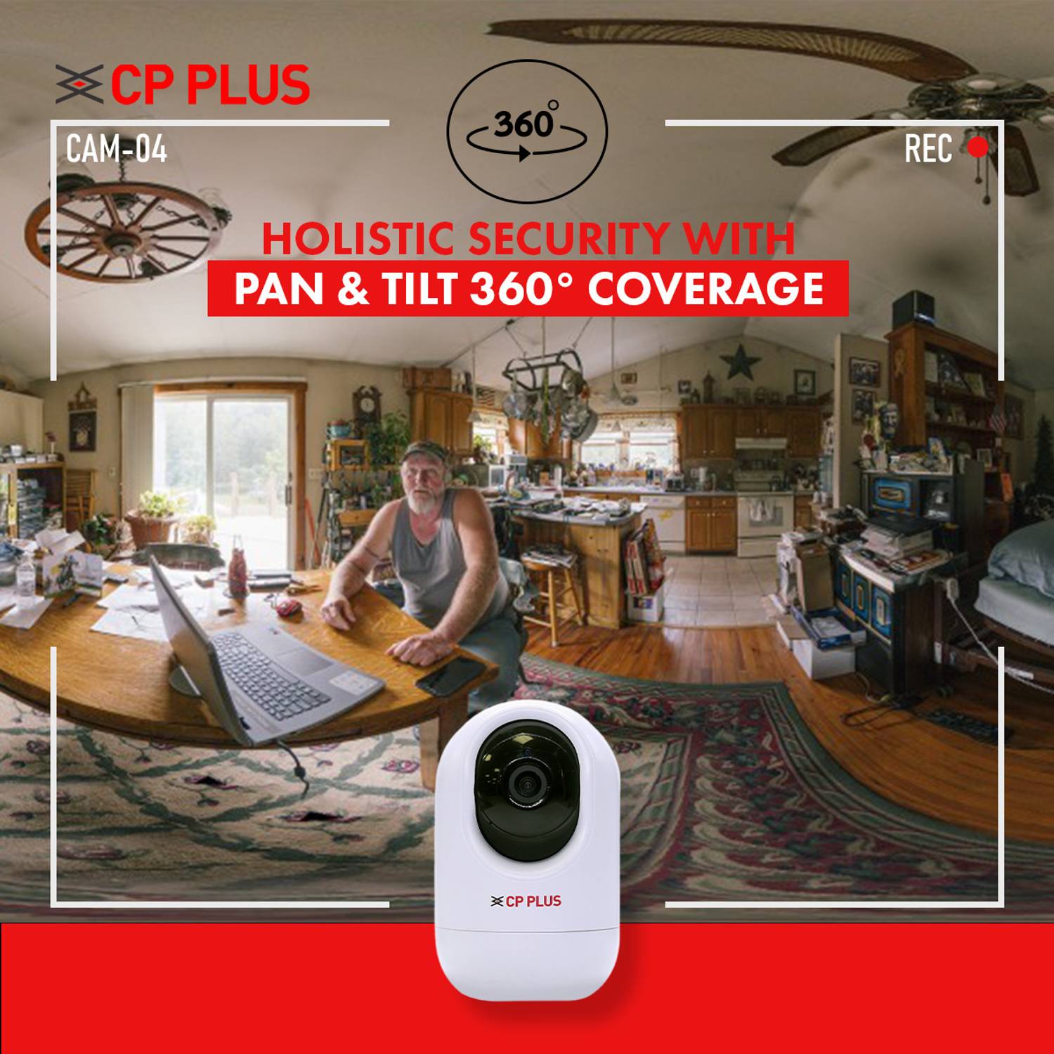 CP PLUS CP-E34A 3MP Wi-Fi PT with 360 View, Motion Alert & Night Vision  Security Camera Price in India - Buy CP PLUS CP-E34A 3MP Wi-Fi PT with 360  View, Motion Alert