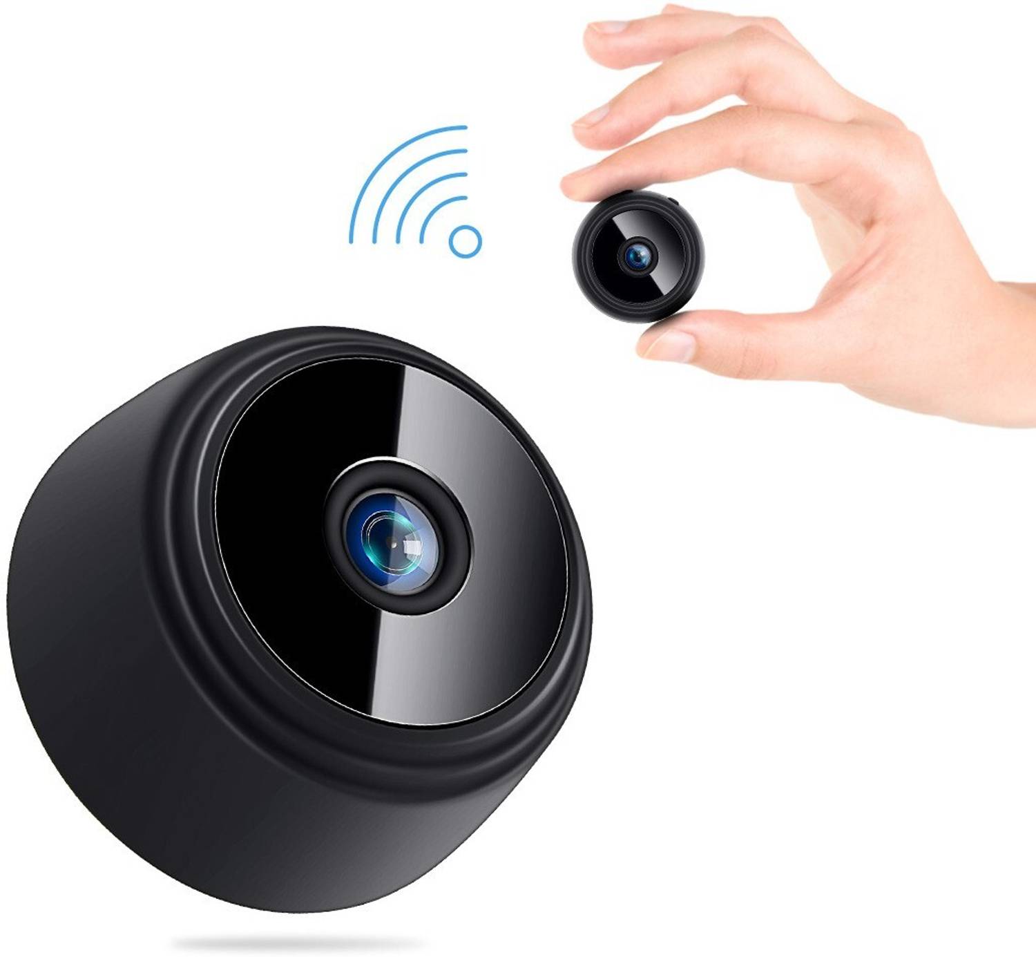 bornyal Spy Camera, Portable Small Wireless Home Security Surveillance Cameras with Security Camera