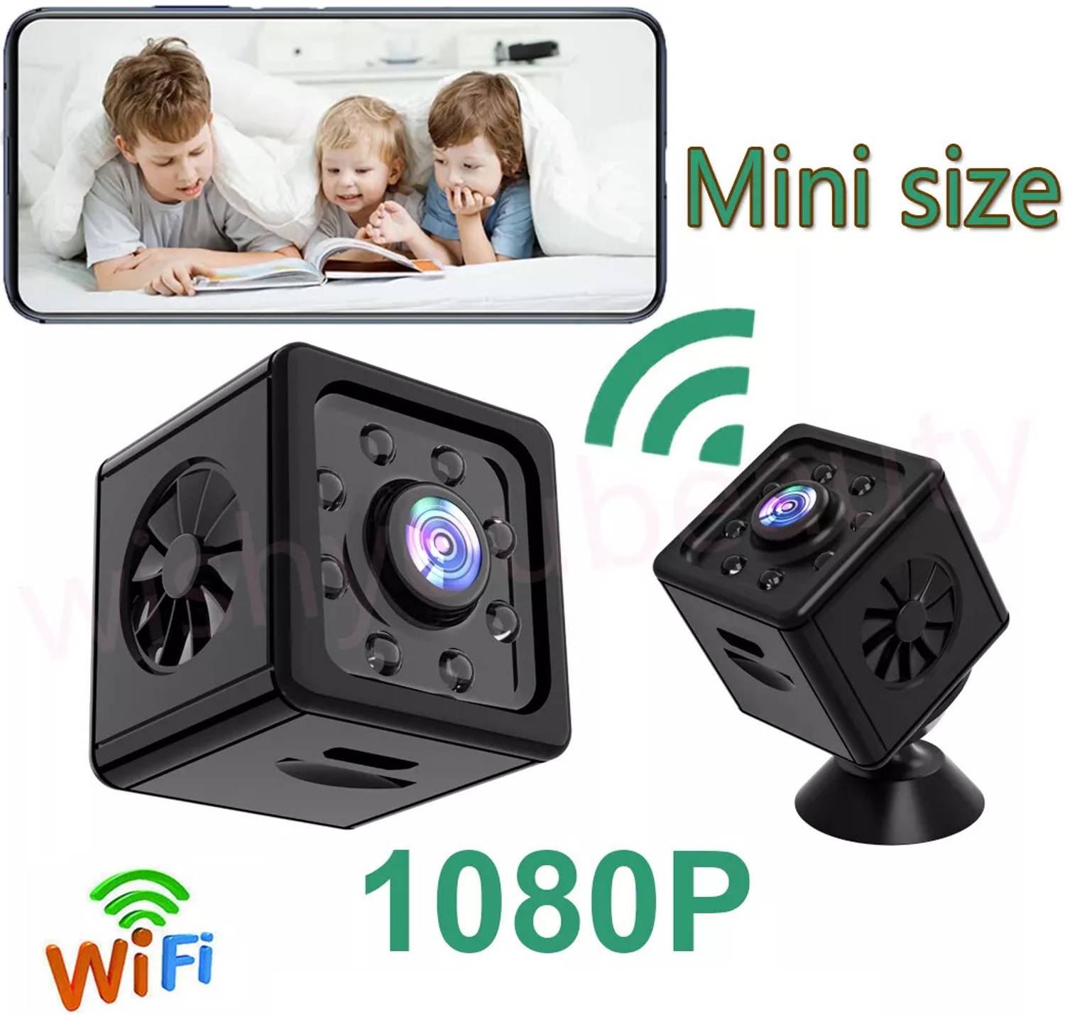 AVOIHS Compact Spy Hidden 1080p HD Camera Real-Time Viewing with Infrared Night Vision Security Camera