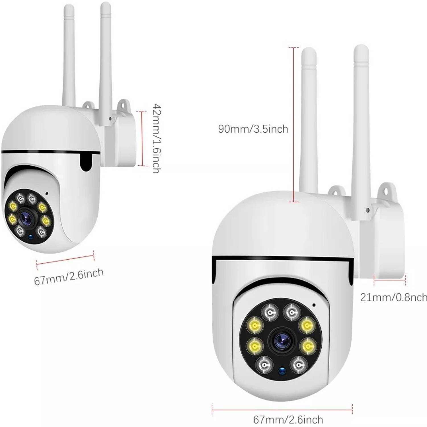 OSQD WiFi CCTV Camera 4MP | Full HD | Night Mode | Live View | Motion Alert Security Camera - Image 3