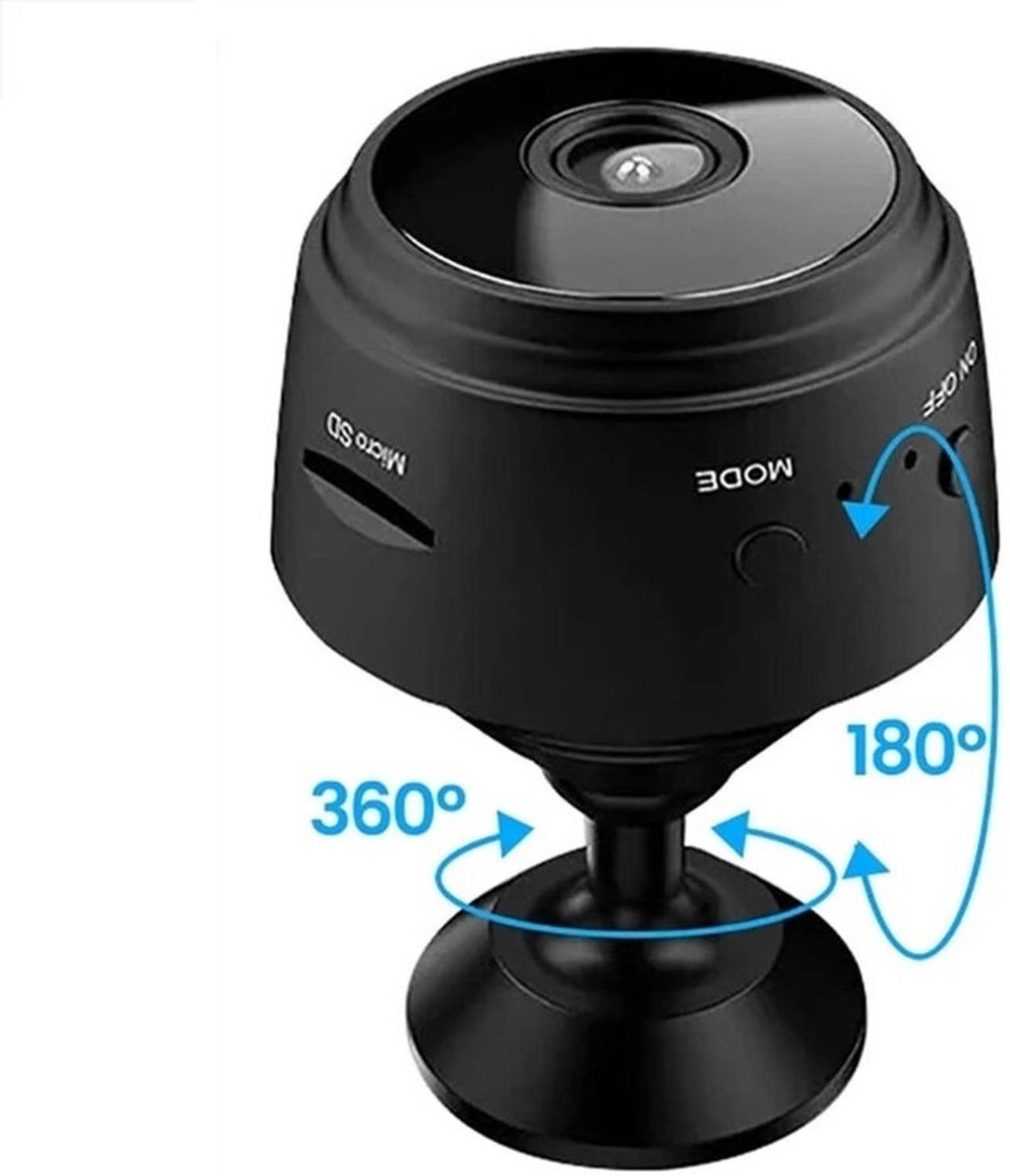 Bzrqx Wireless Wifi CCTV Hidden Camera 1080p Live View Built-in Battery Night Vision Security Camera