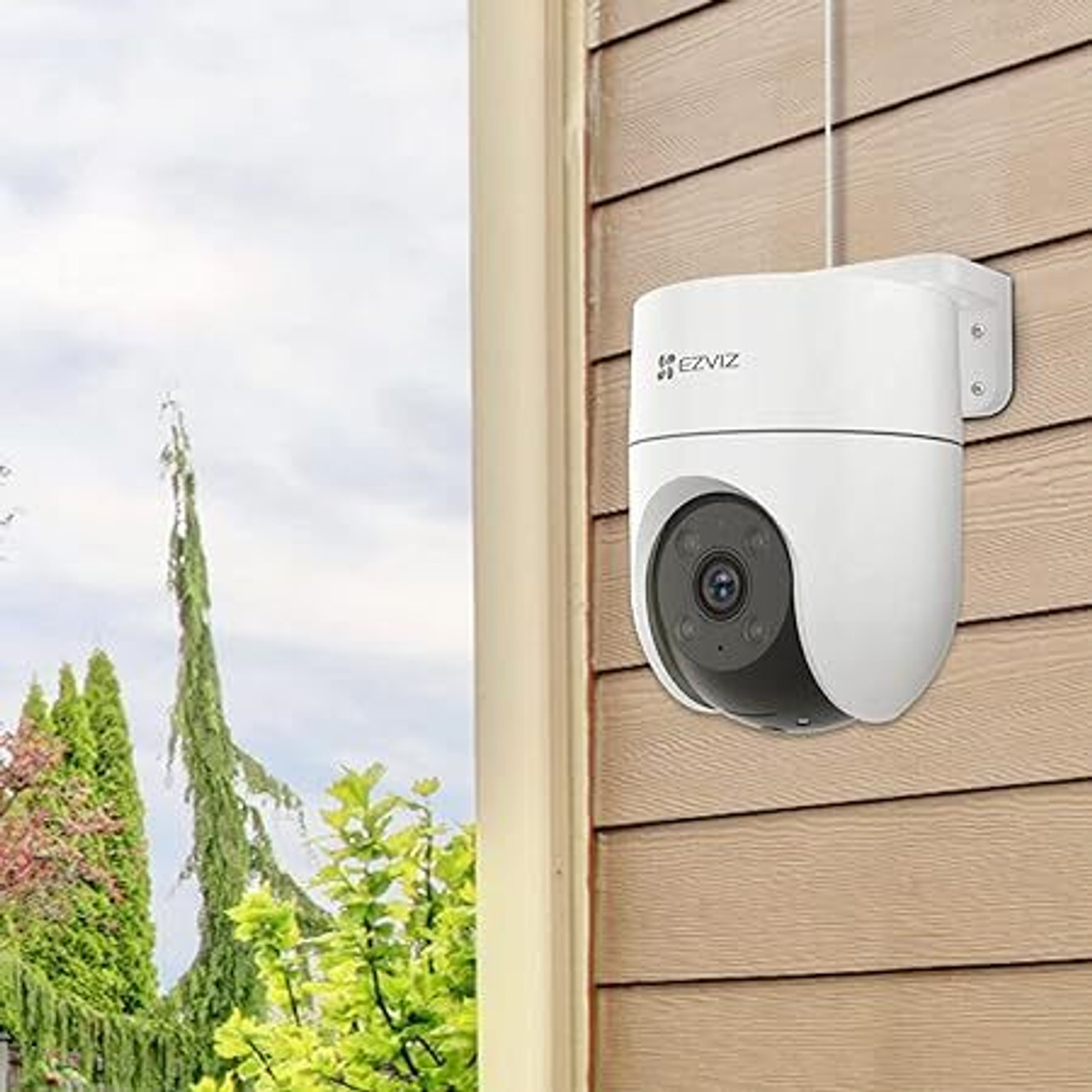 Image of EZVIZ  H8C 2MP Outdoor Pan,Tilt Wi-Fi,360Coverage,Supports Micro SD Card(Up to 512 GB) Security Camera