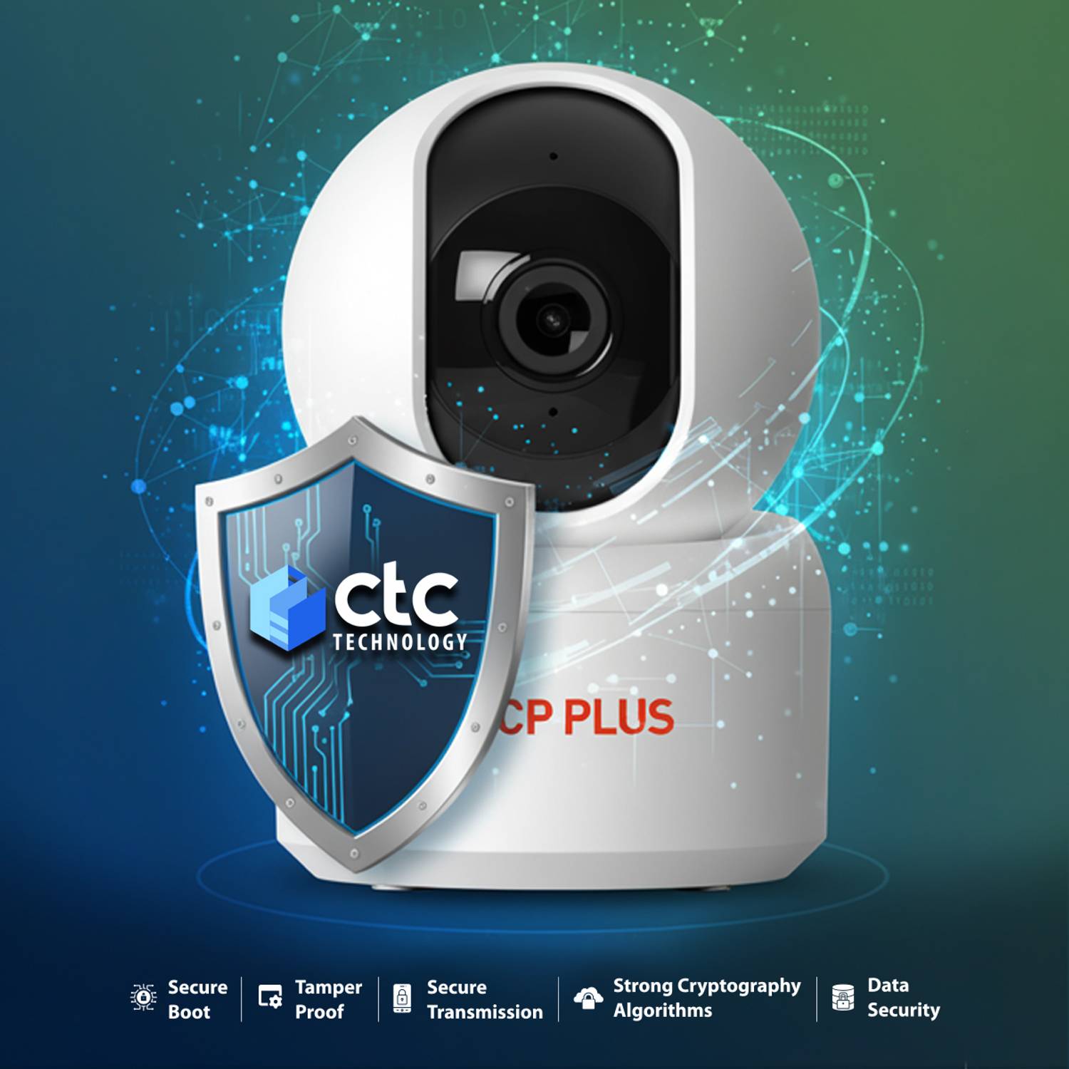 CP PLUS CP-E45Q 4MP 360 CCTV Camera - Image 4
