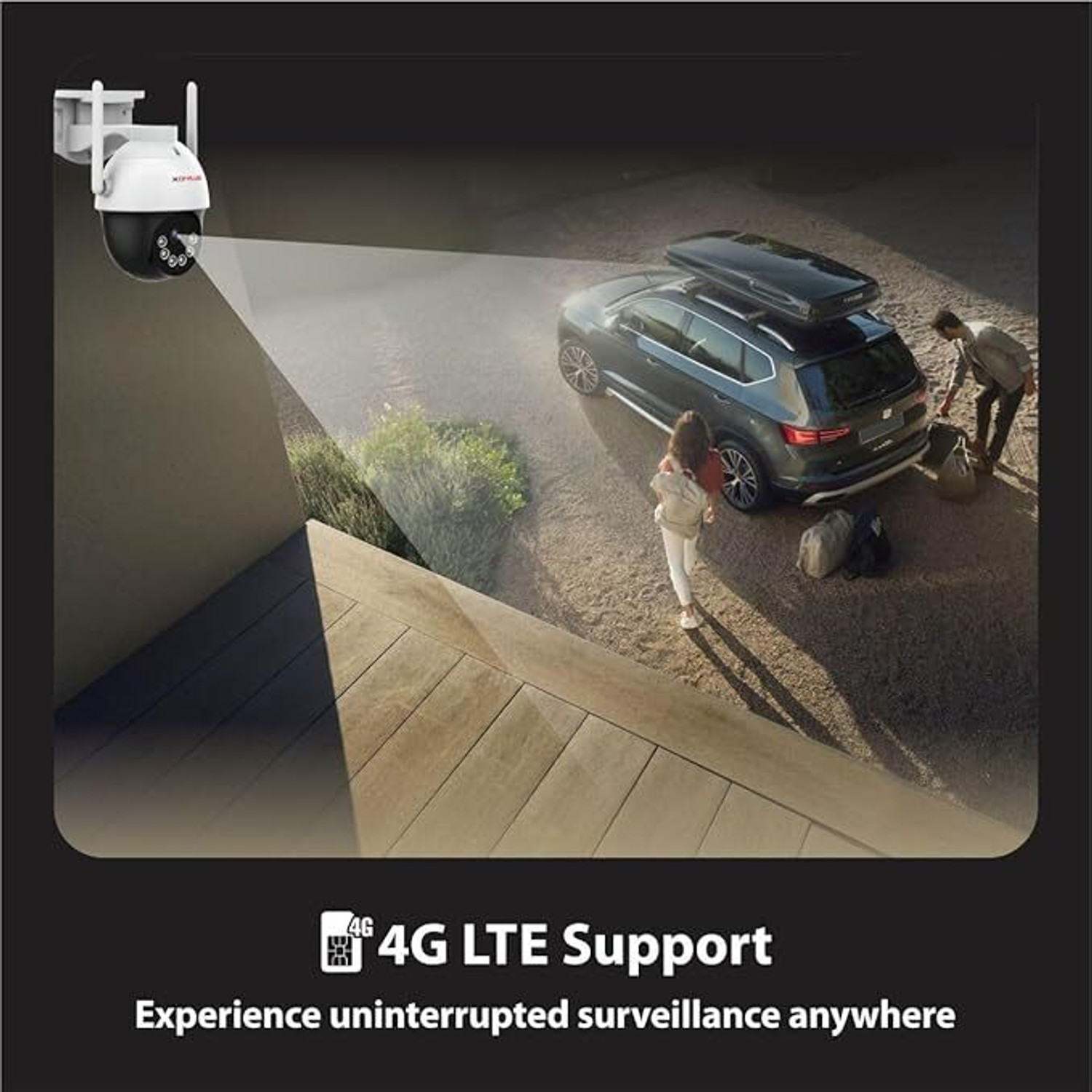 Image of CP PLUS S35T WITH MEMORY CARD 64GB WI-FI & 4G SUPPORT Security Camera