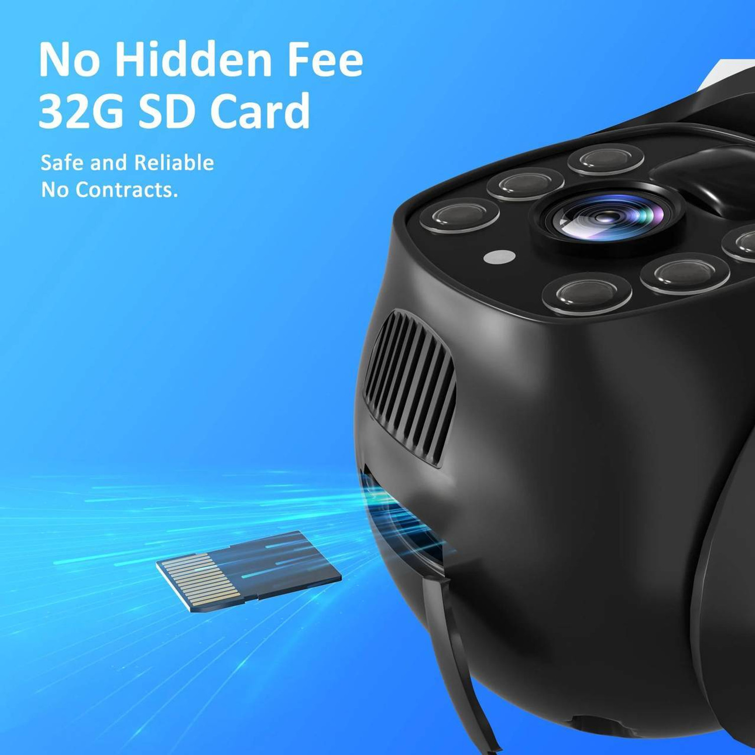 Image of SKY HUB 5+5MP 4G SIM Mini PT Solar Powered Linkage Advanced WIRELESS CCTV Surveillance Security Camera