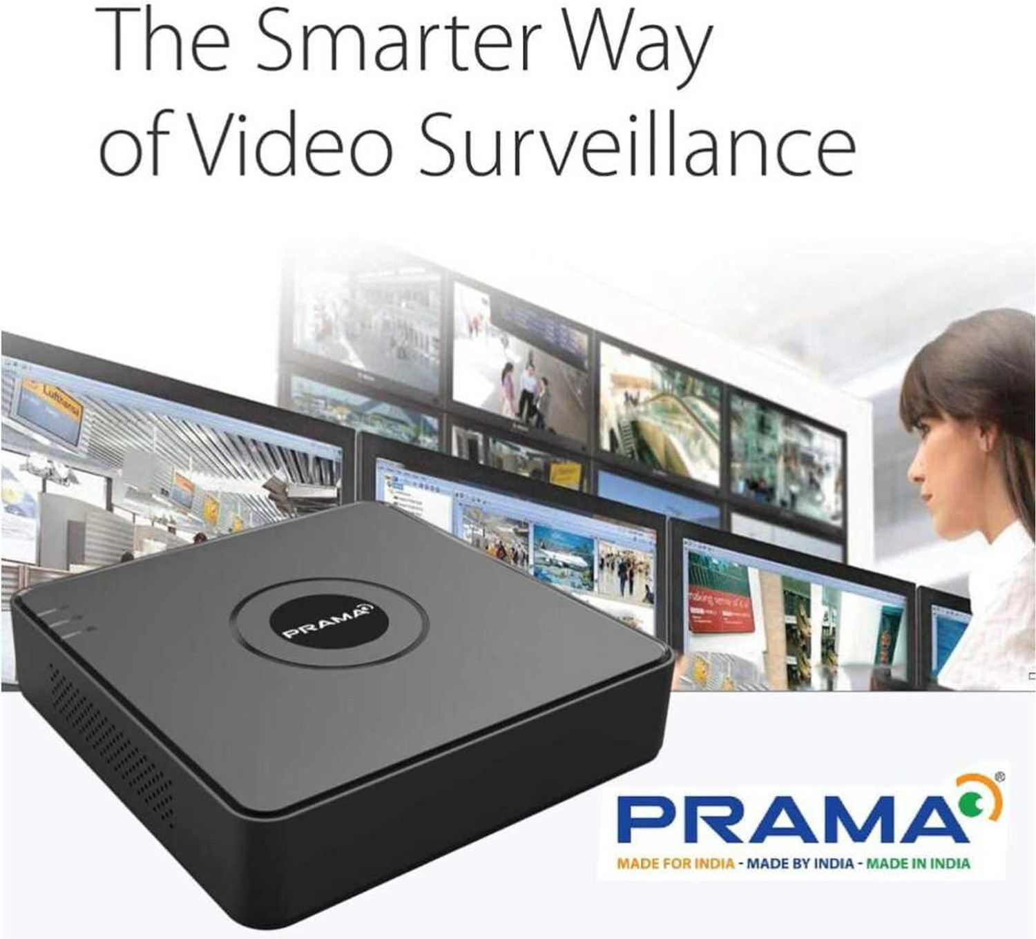 Image of PRAMA PRAMA 8CH 1080P DVR | H.265 Pro+ CCTV Recorder | 5MP HD Support Security Camera