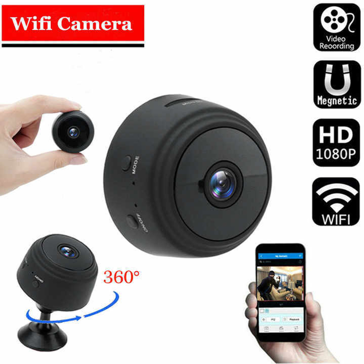 Image of SIFATECH MEGNET CAMERA Security Camera