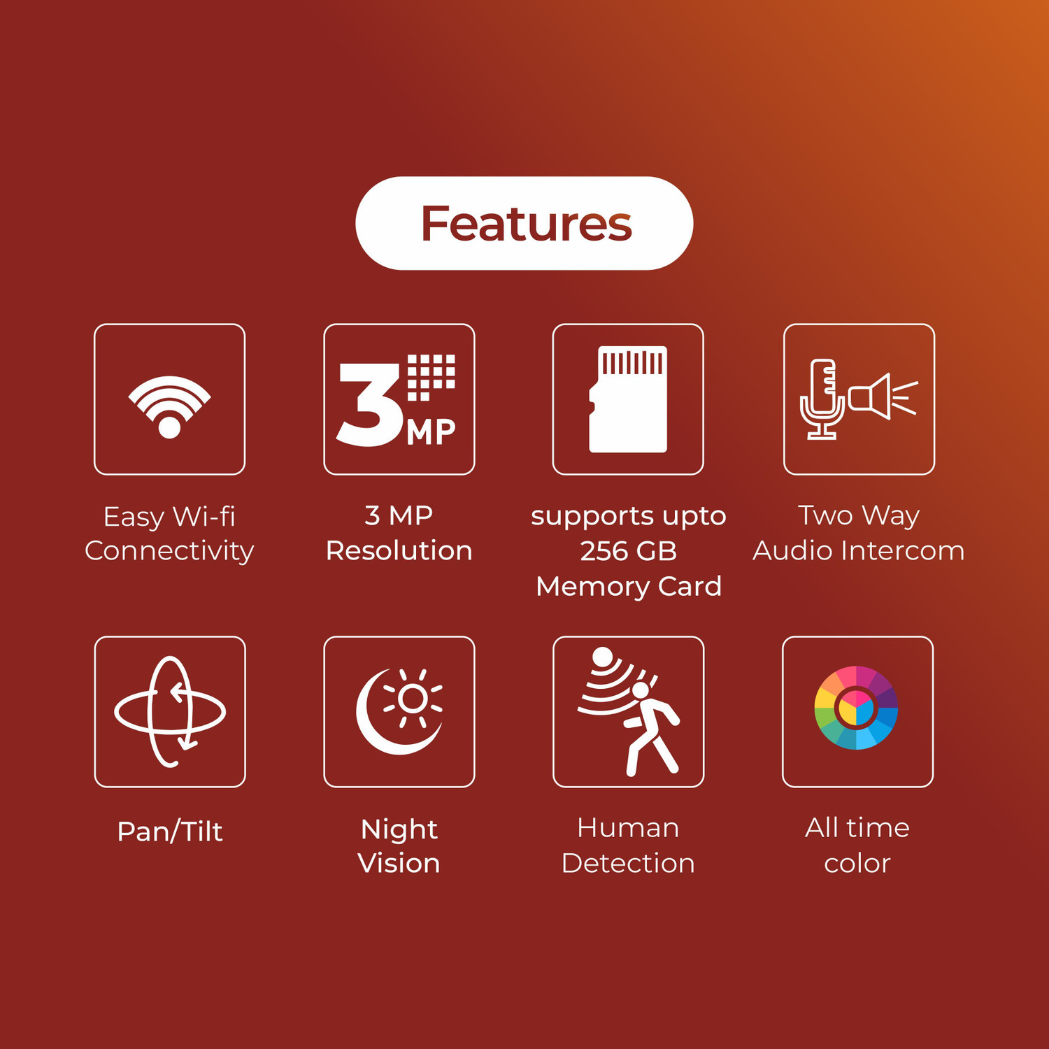 Image of Trueview 3MP STQC & BIS WiFi Dome Camera All Time Color Night Vision Security Camera