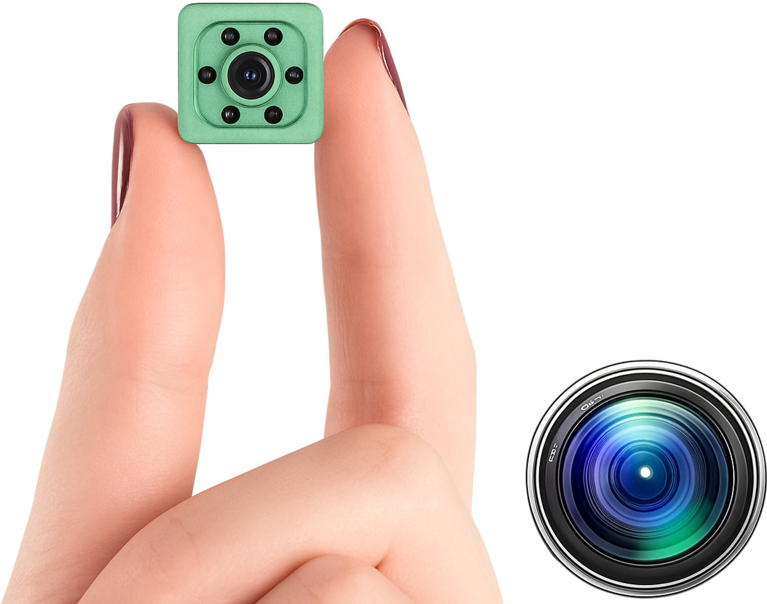 Image of Zinsy Spy Camera Wireless Hidden Camera,1080P Mini, Smallest Wireless,Detectmotion Security Camera