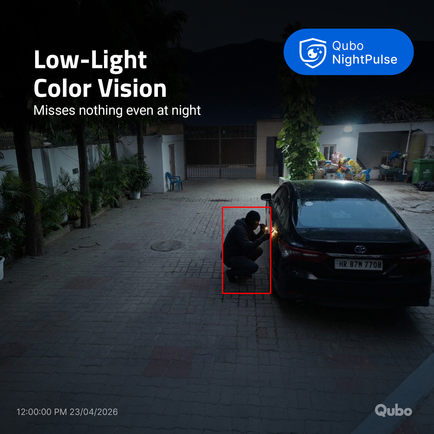Image of Qubo Smart Bullet Cam Pro 180˚(4MP) Security Camera