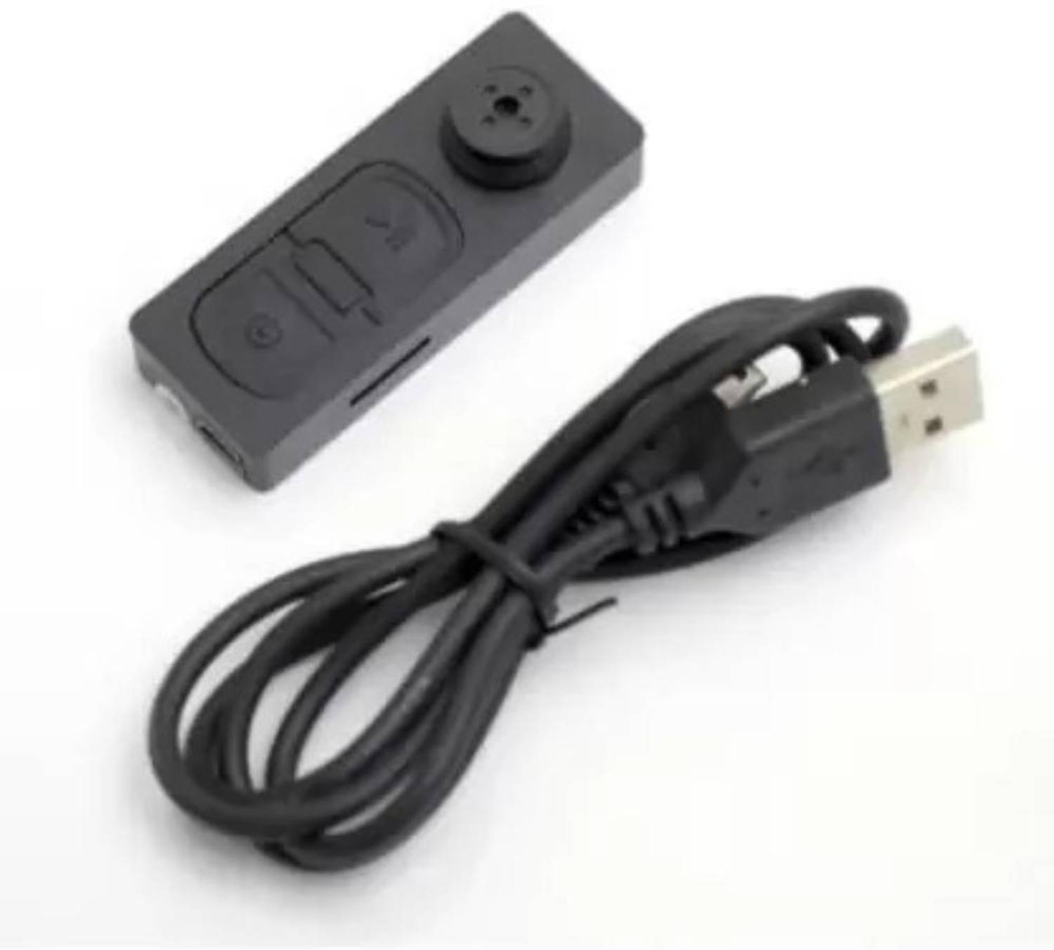 SKY HUB HD Audio and Video CCTV Cam Covert Spy Miniature Button Hidden Camera Security Camera