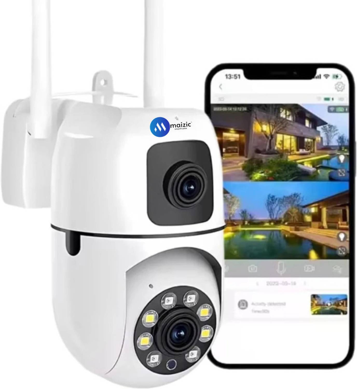 Maizic Smarthome Ask AI Agent Dual Lens Mini Fox - Image 1
