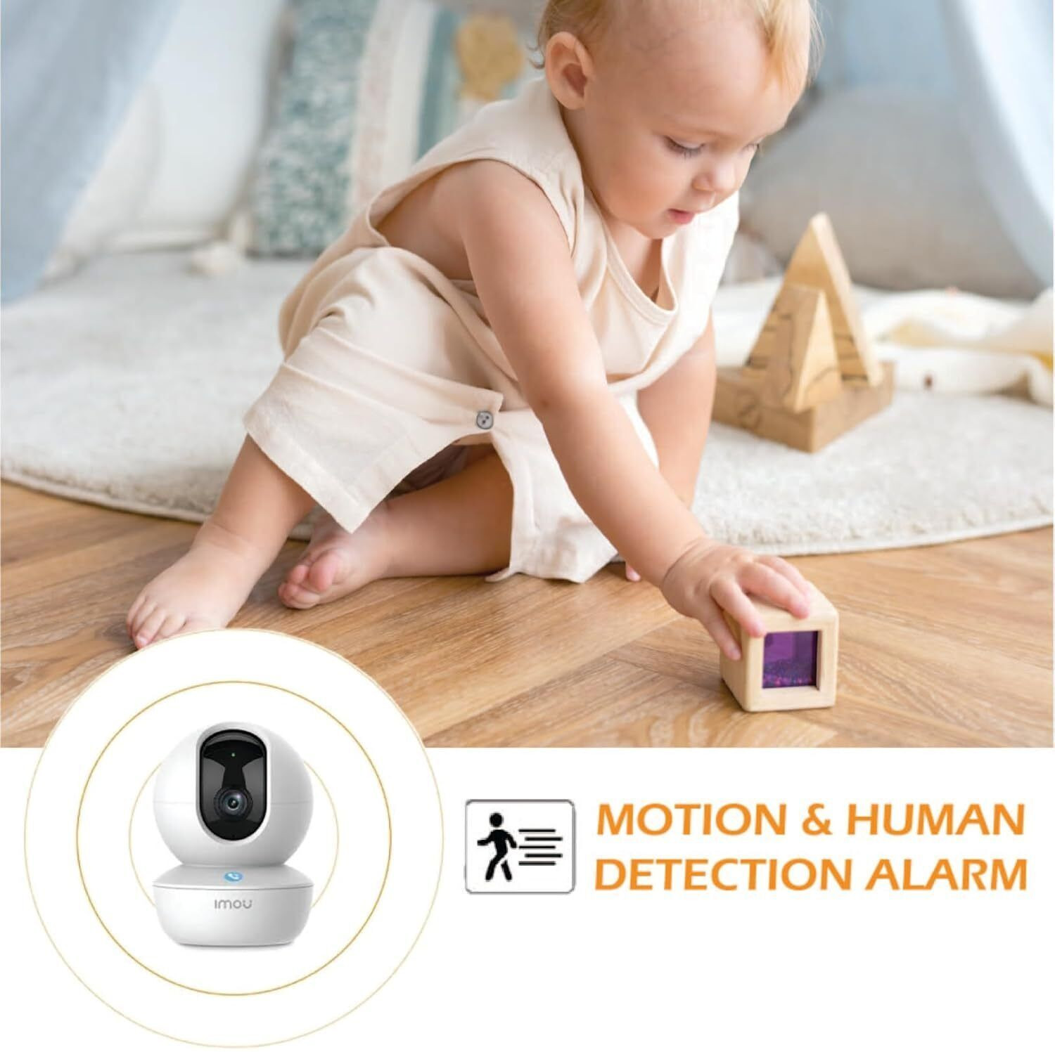 Image of IMOU Ranger S2 IPC-DK2-3H1W 3MP Pan Tilt /Indoor /Two-Way Talk / Night Vision Security Security Camera