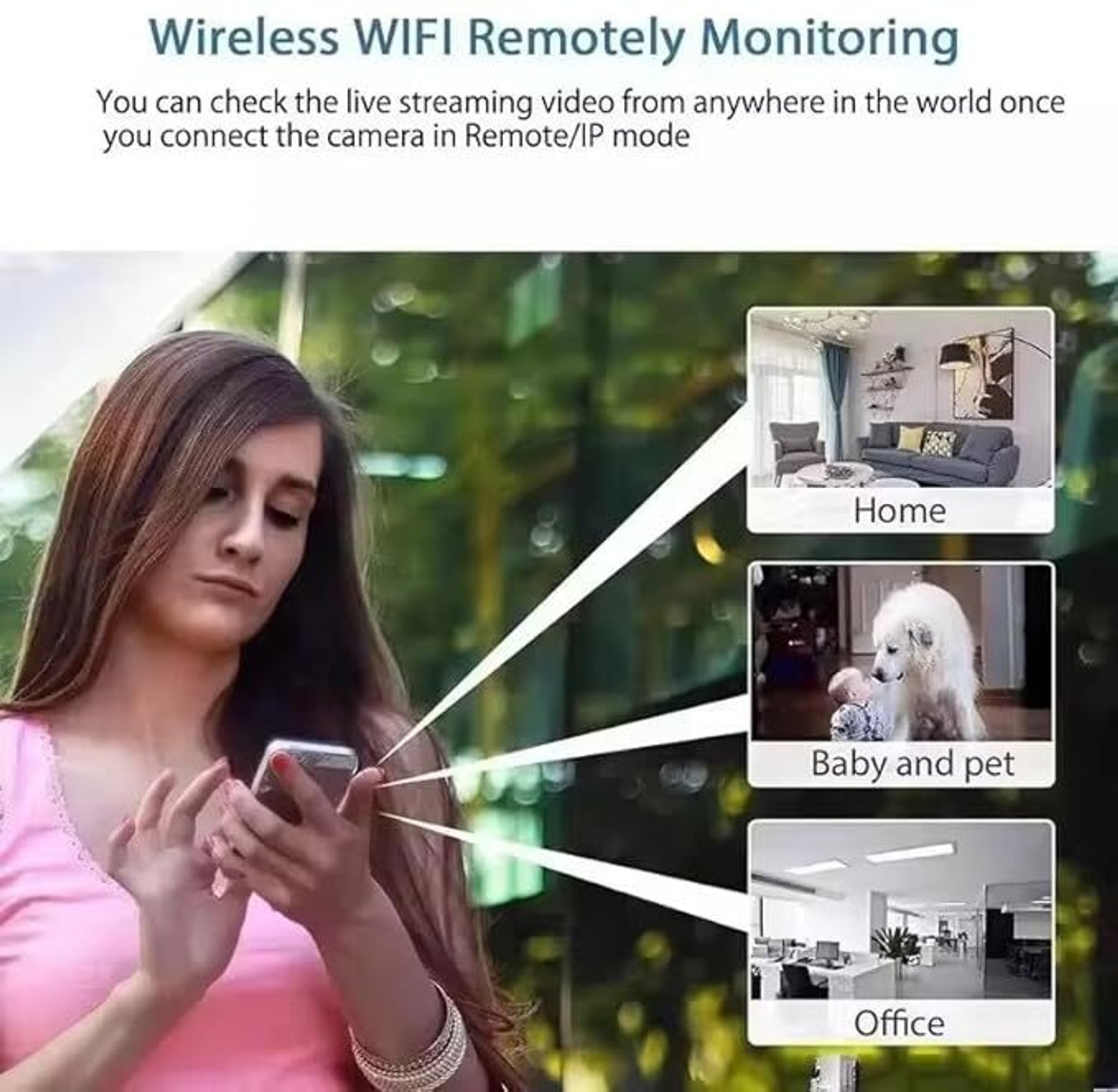 Image of GUPTAVISION 4k WiFi Camera Audio Video Recording Security Camera - Bluethooth Speaker Camera Spy Camera